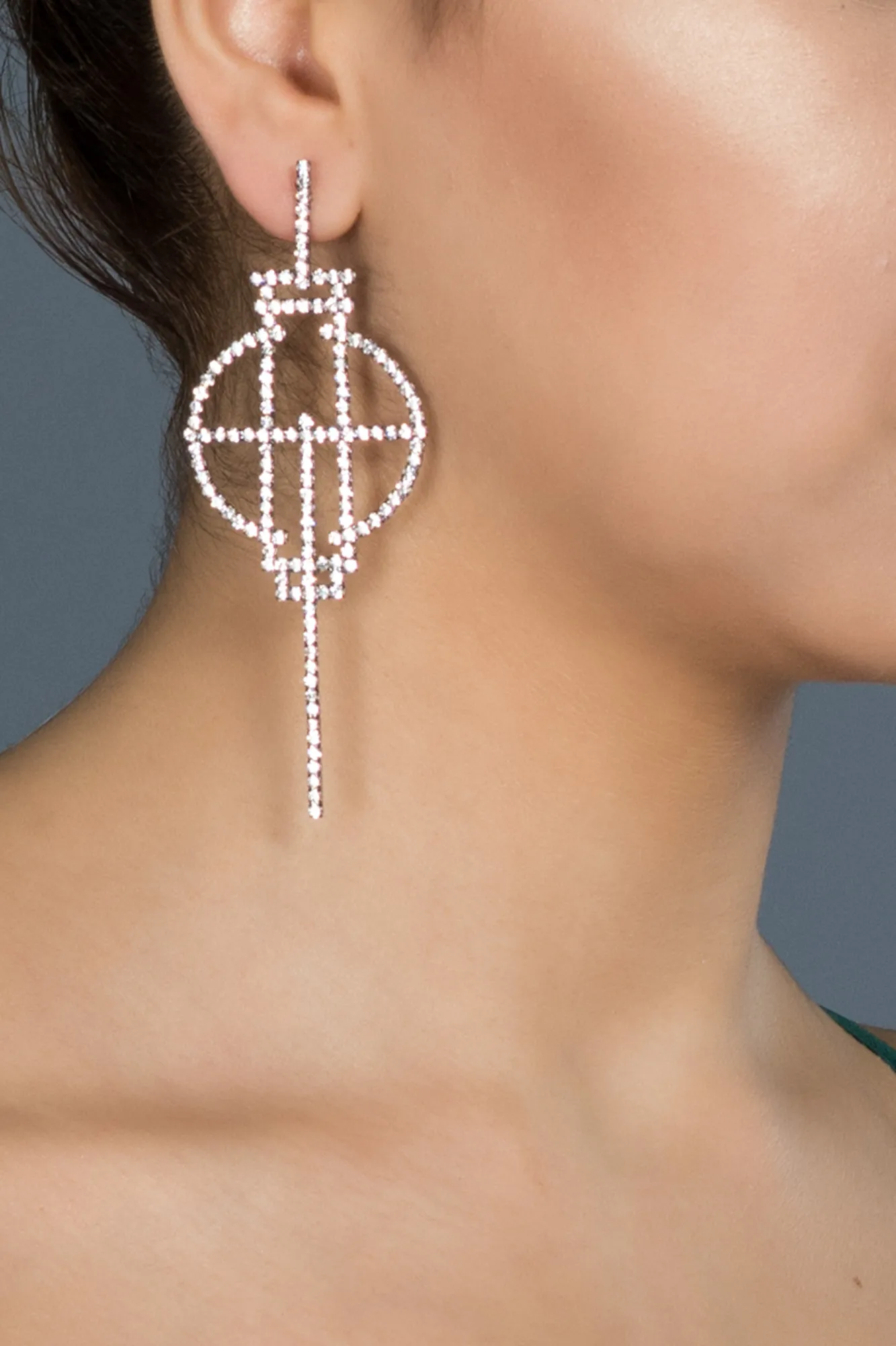 Anthracite-Earring DY030