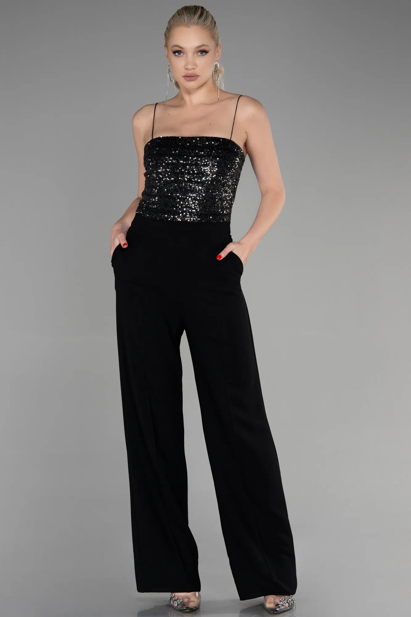 Anthracite-Evening Dress ABT108