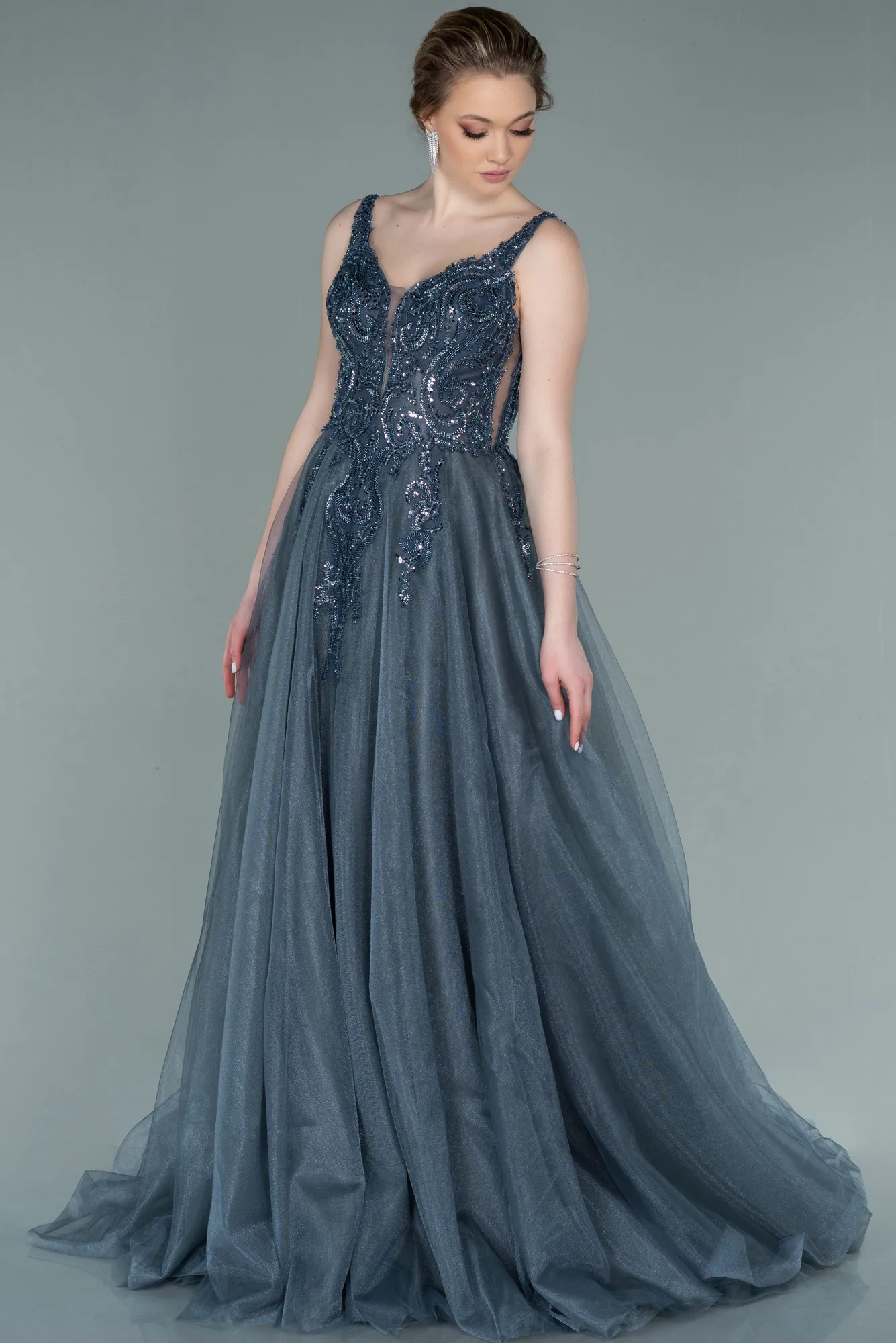 Anthracite-Long Haute Couture ABU2253