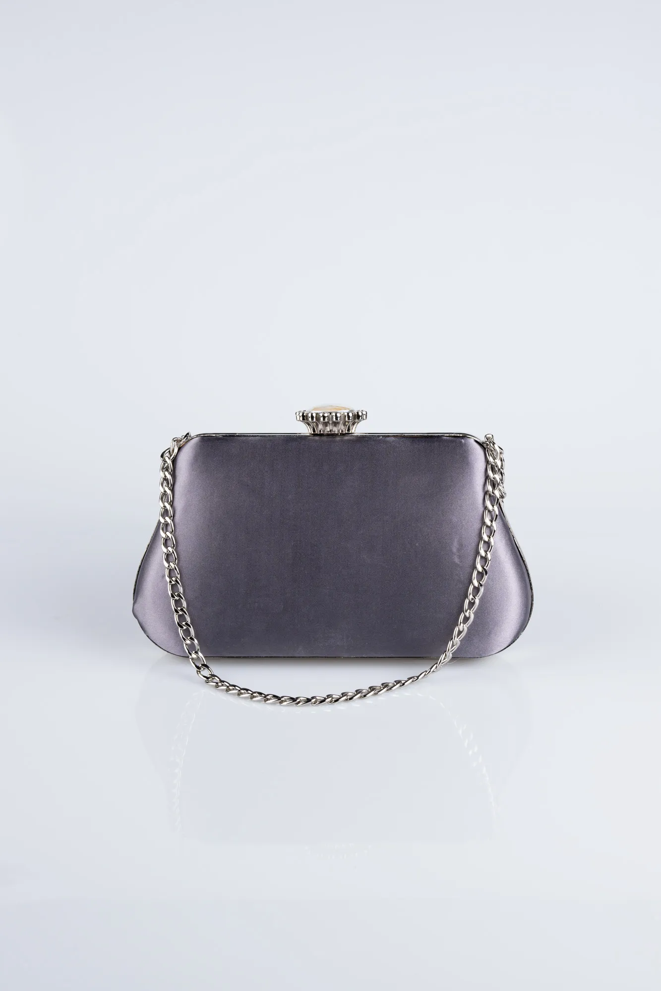 Anthracite-Satin Night Bag SH834