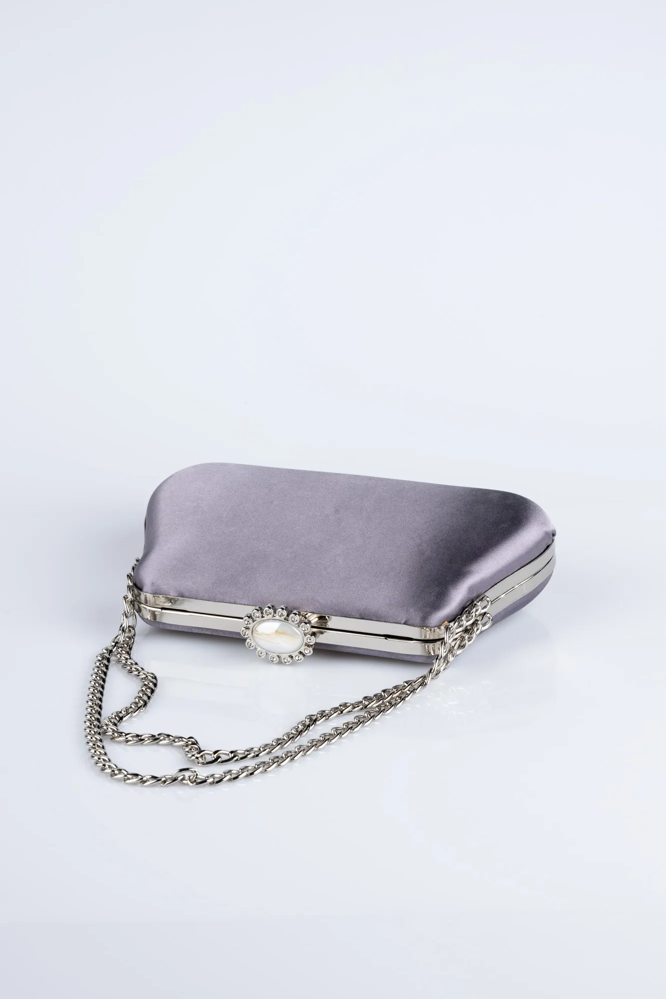 Anthracite-Satin Night Bag SH834