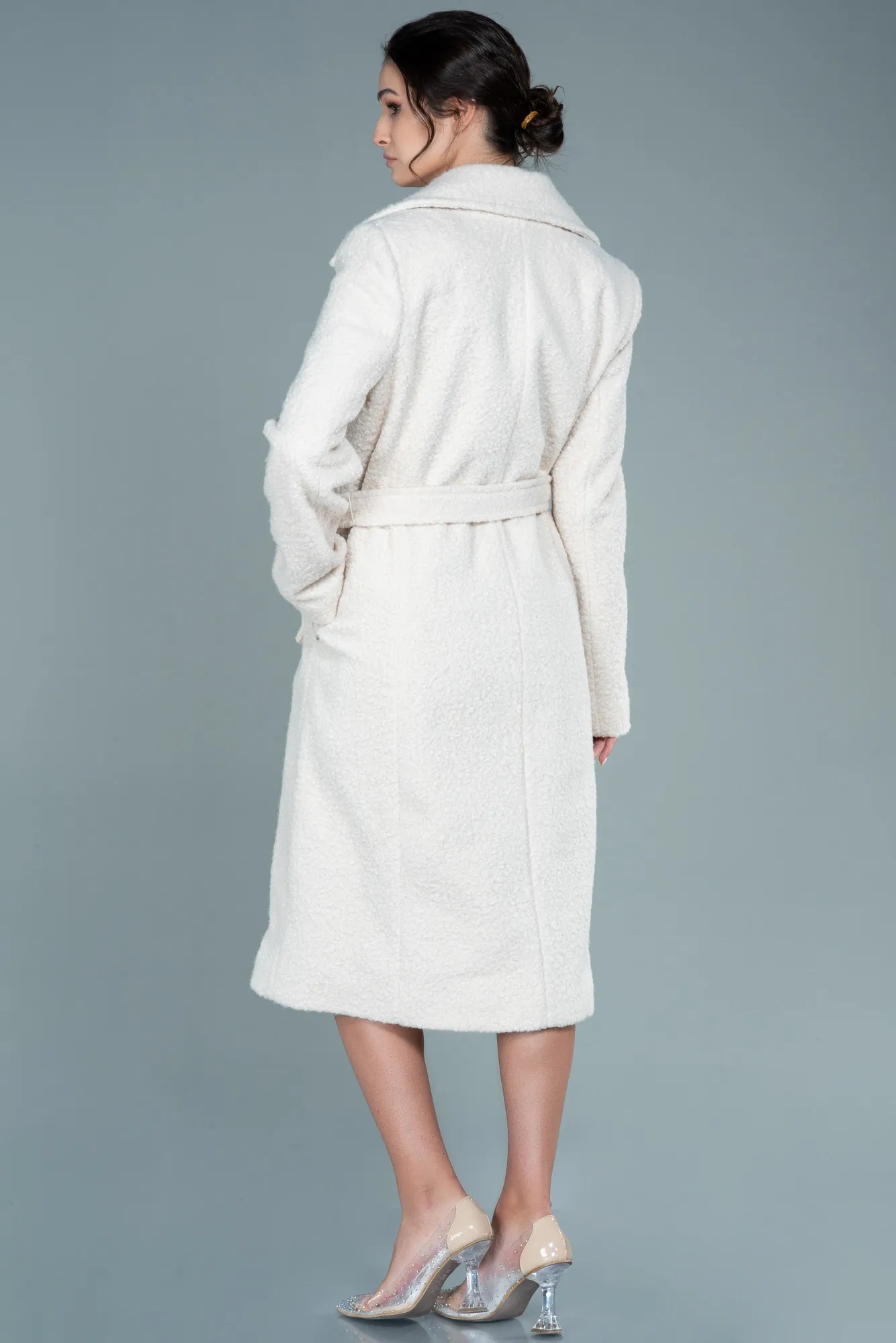 Beige-Velvet Evening Jacket AB90049