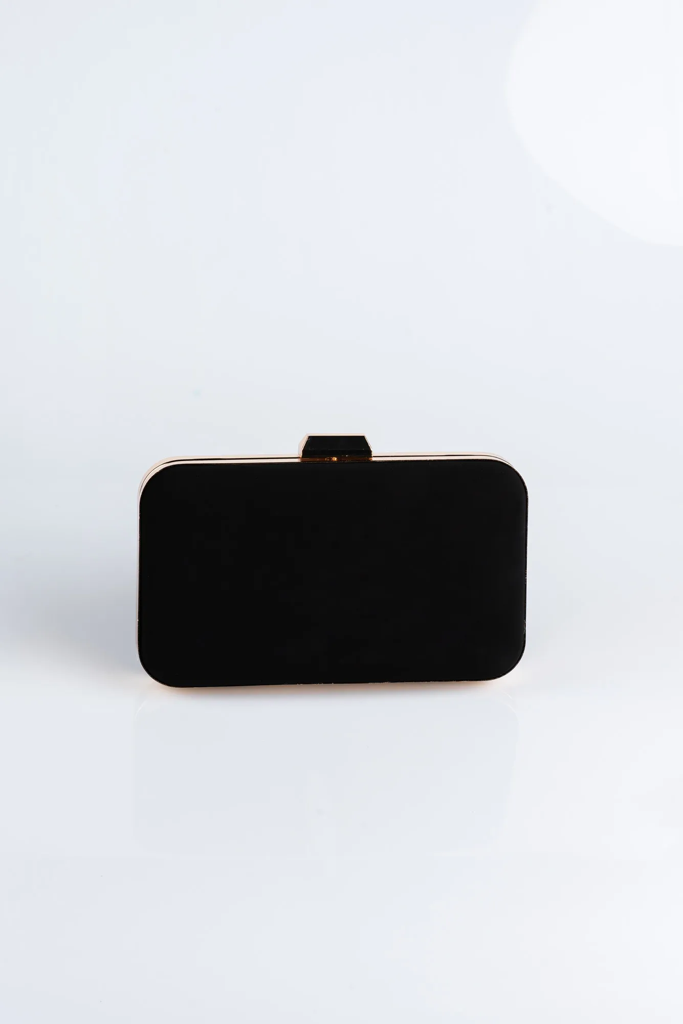 Black-Gold-Suede Box Bag SH802