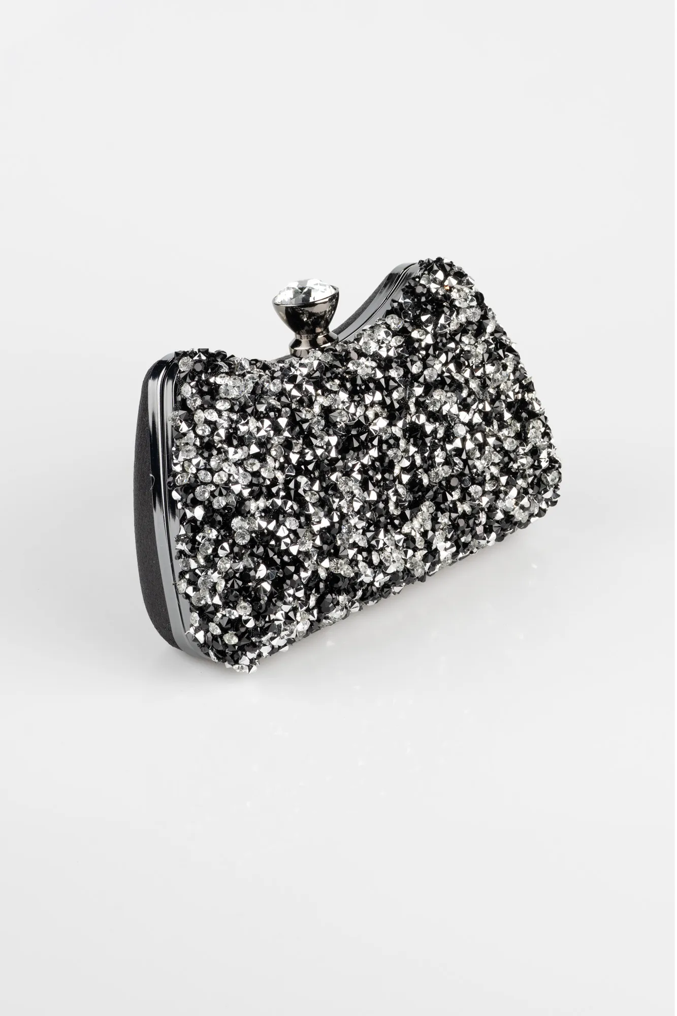 Black-Silver-Stony Night Bag SH828