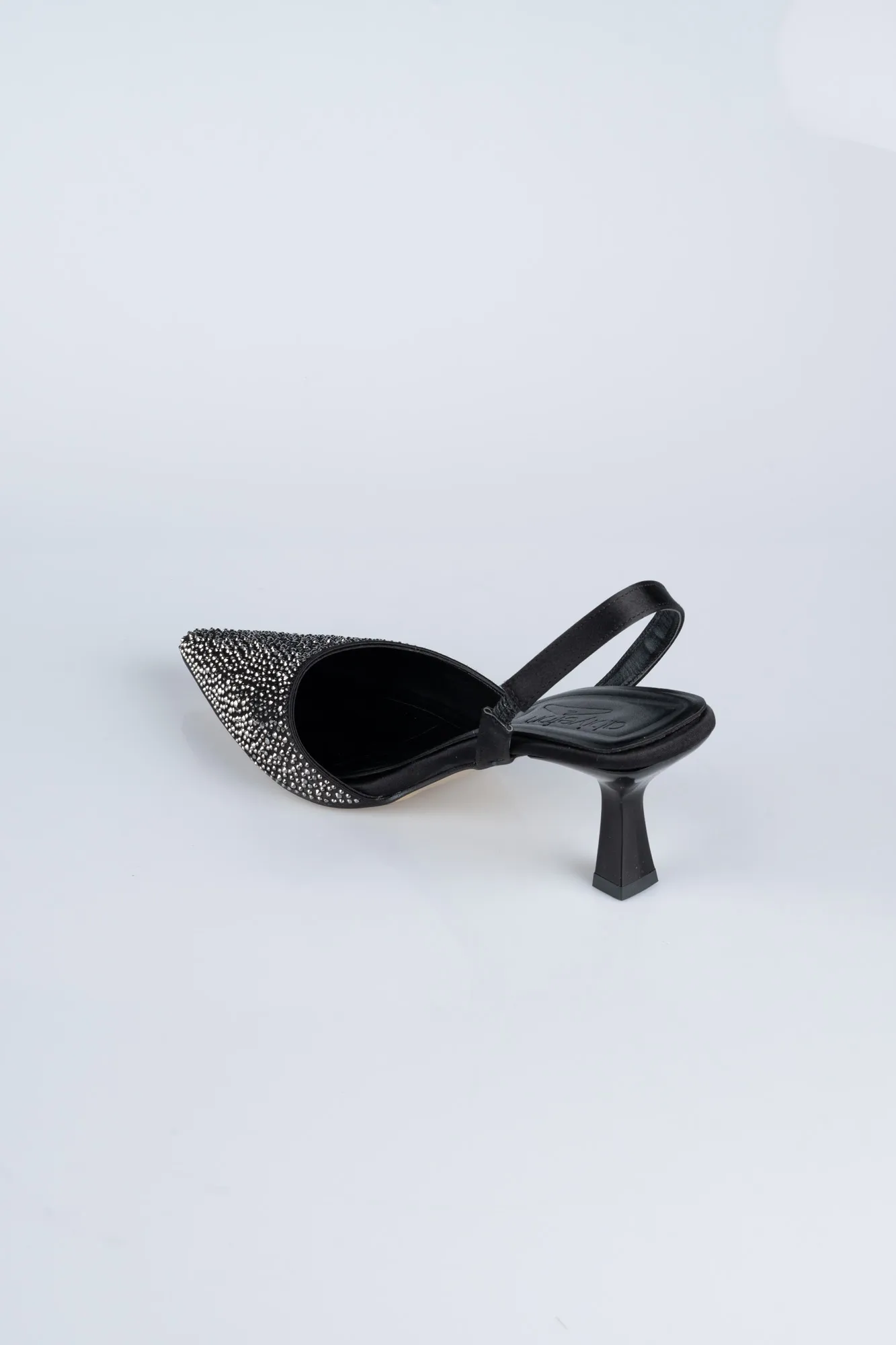 Black-Silver-Stony Stiletto AB1127