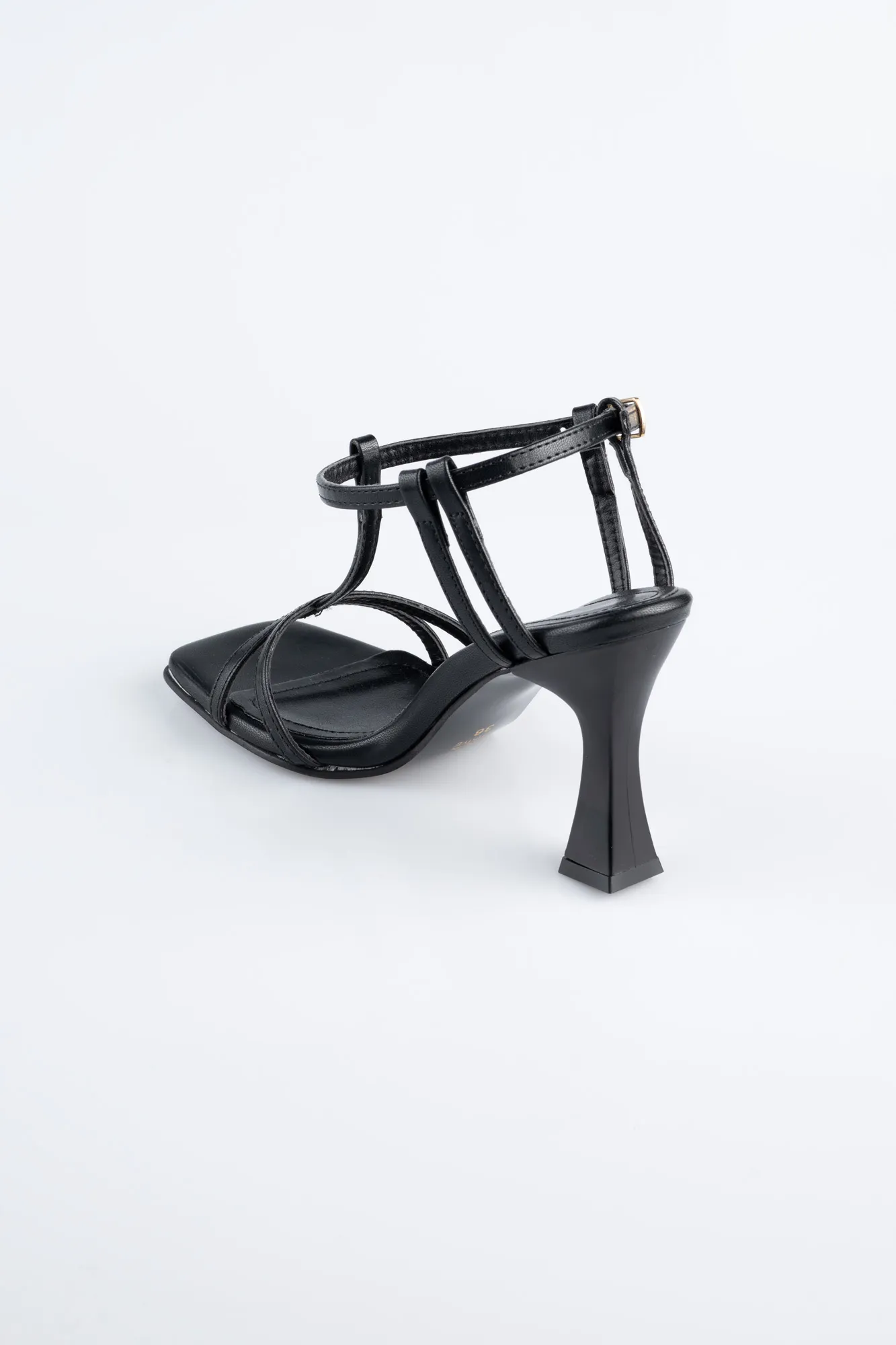 Black-Leather Evening Shoe AB1153