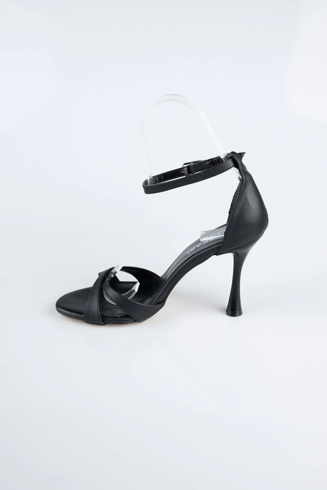Black-Leather Evening Shoe ABD1156