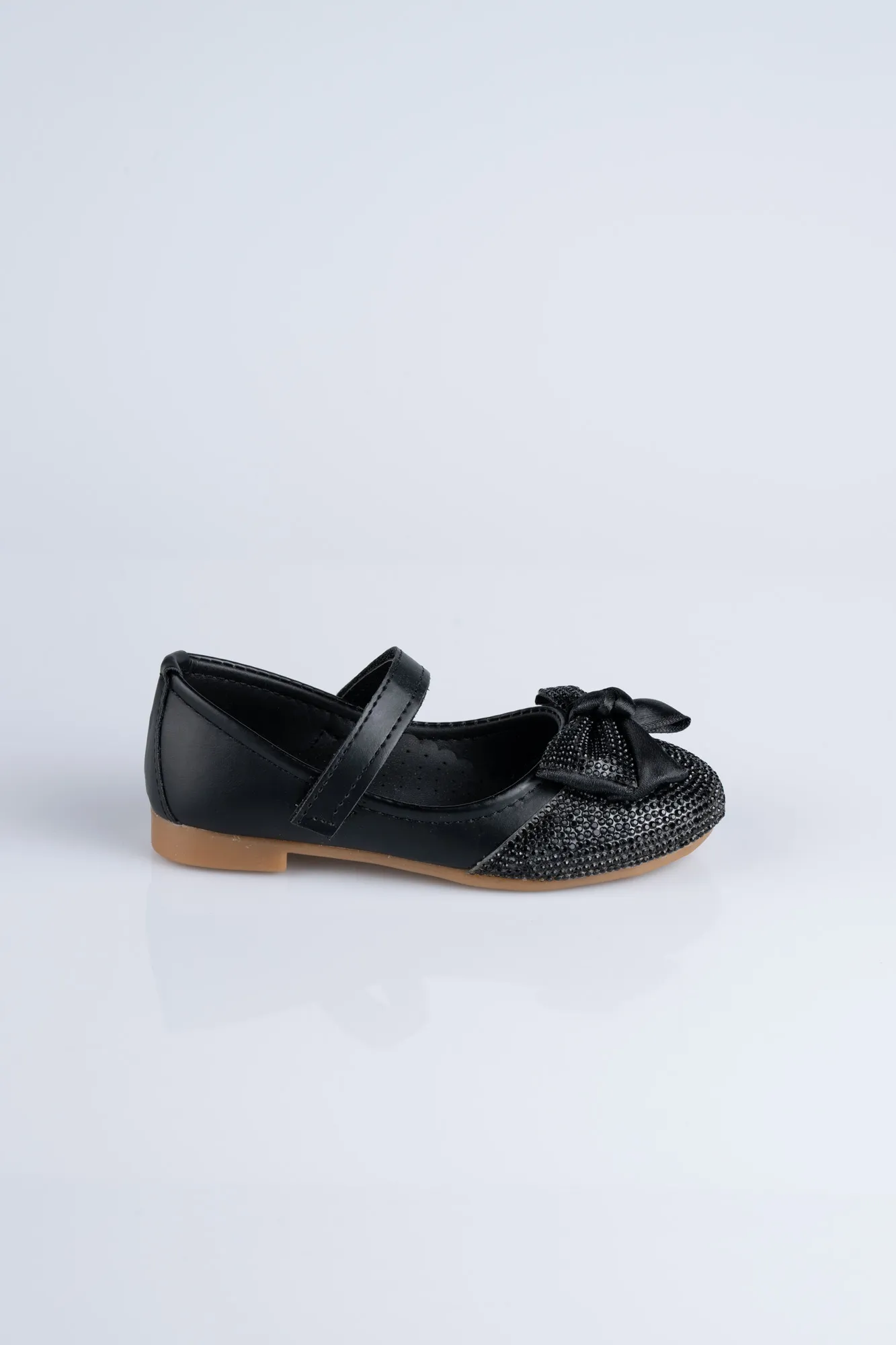 Black-Leather Kid Shoe MJ4000