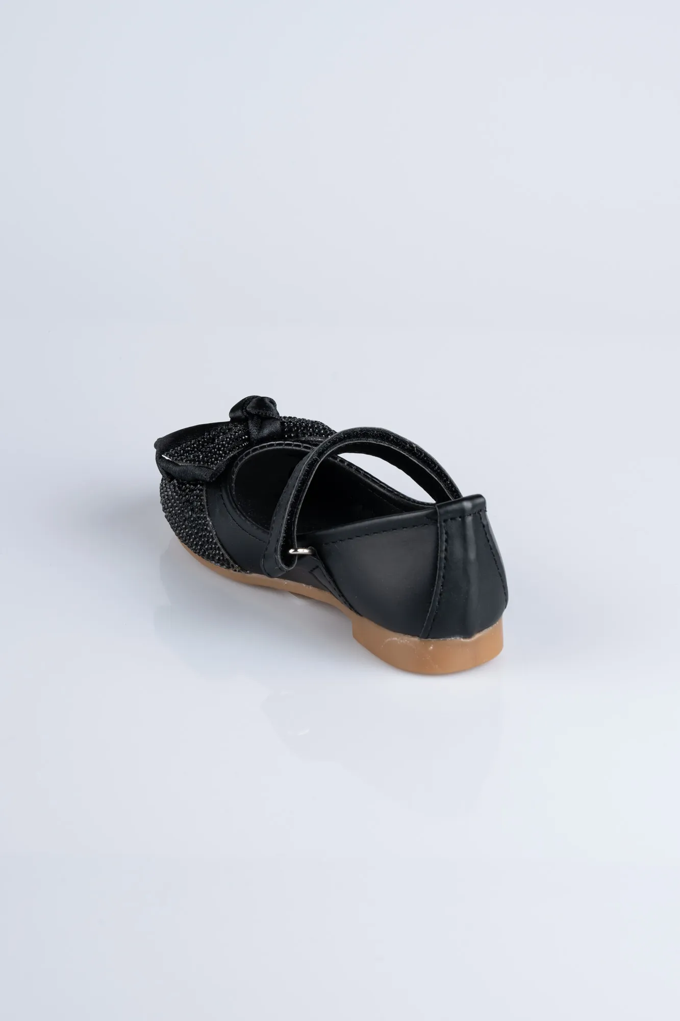 Black-Leather Kid Shoe MJ4000