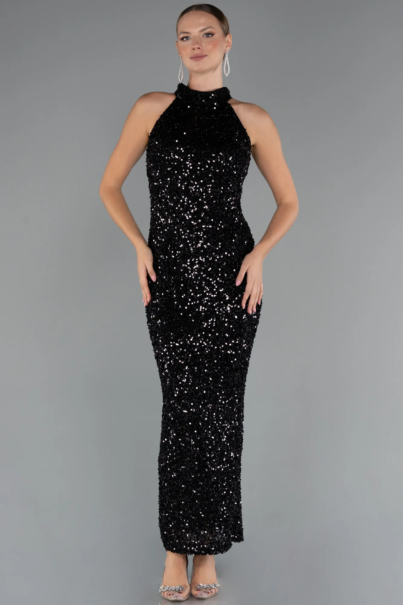 Black-Long Evening Dress ABK2474