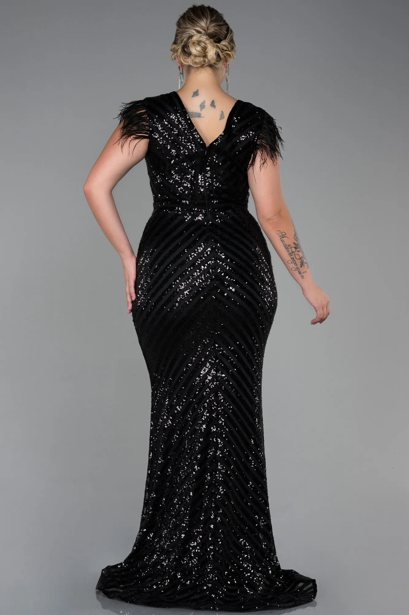 Black-Long Evening Dress ABU1044