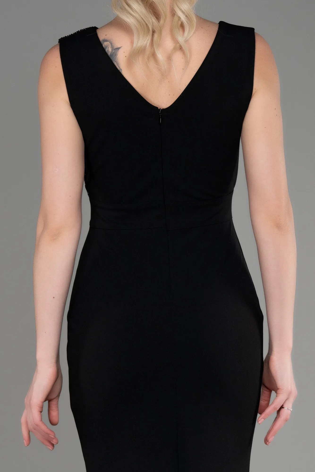 Black-Long Evening Dress ABU1190