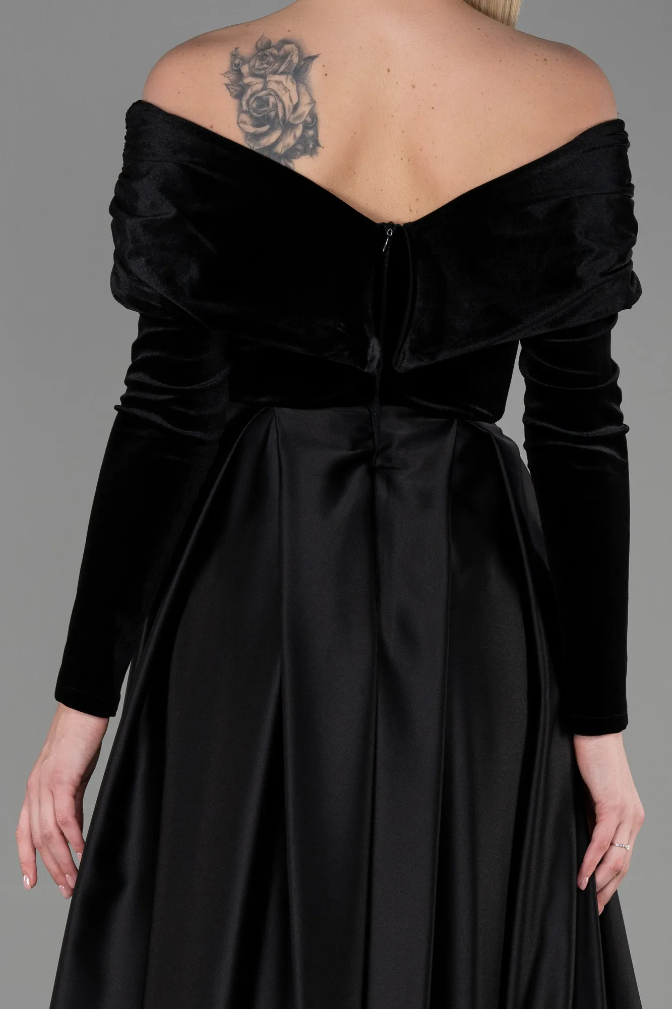 Black-Long Evening Dress ABU2083