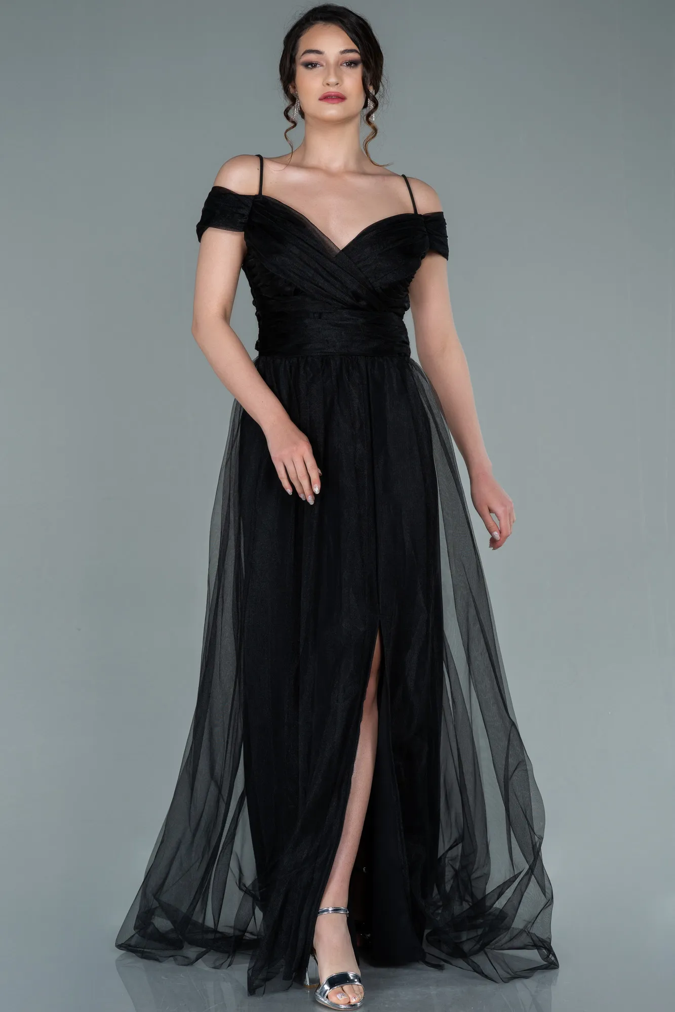 Black-Long Evening Dress ABU2336