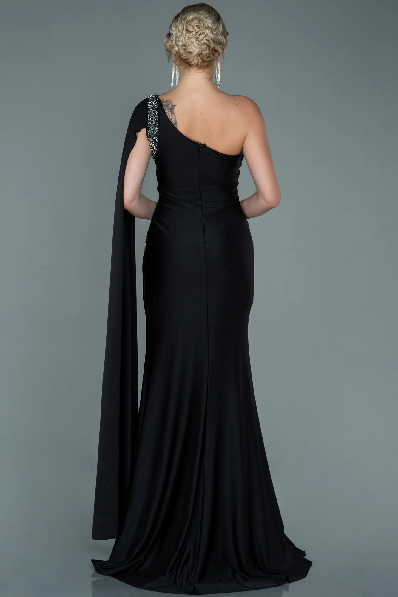 Black-Long Evening Dress ABU2663