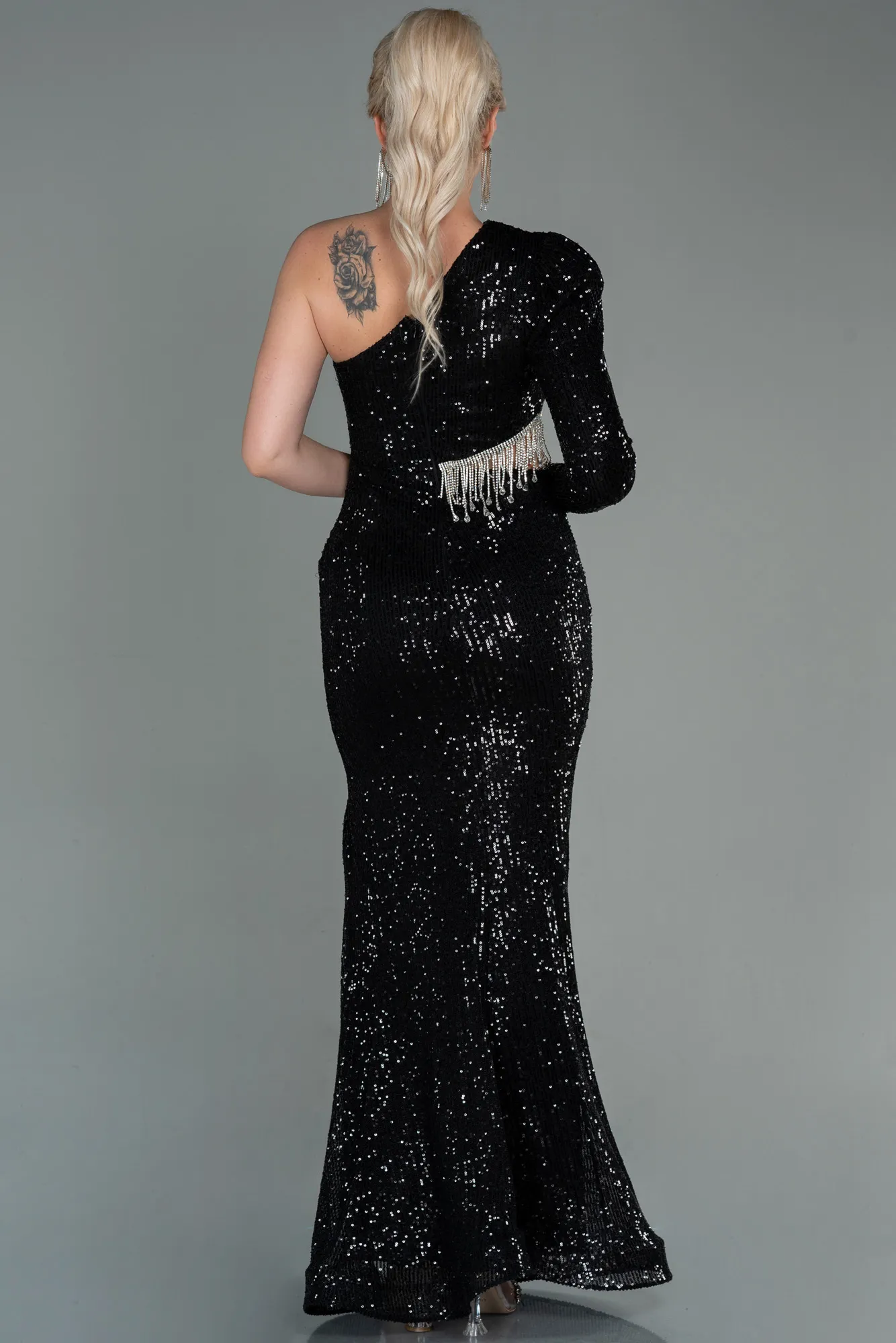 Black-Long Evening Dress ABU2749