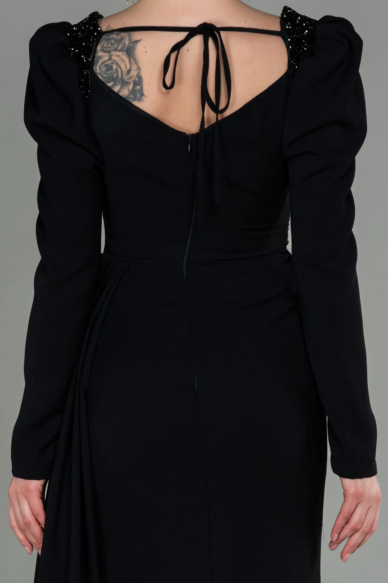 Black-Long Evening Dress ABU2895