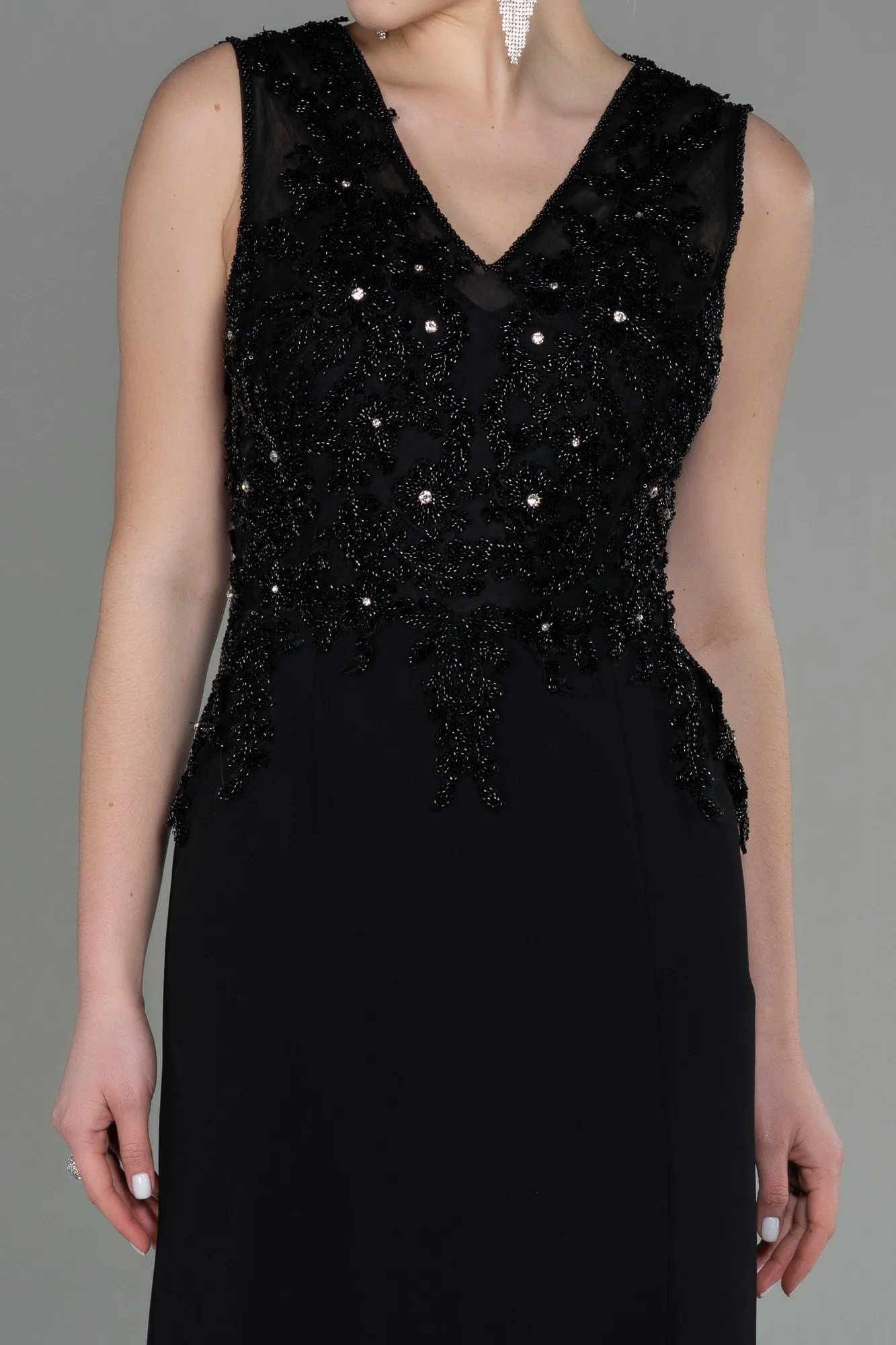 Black-Long Evening Dress ABU2950