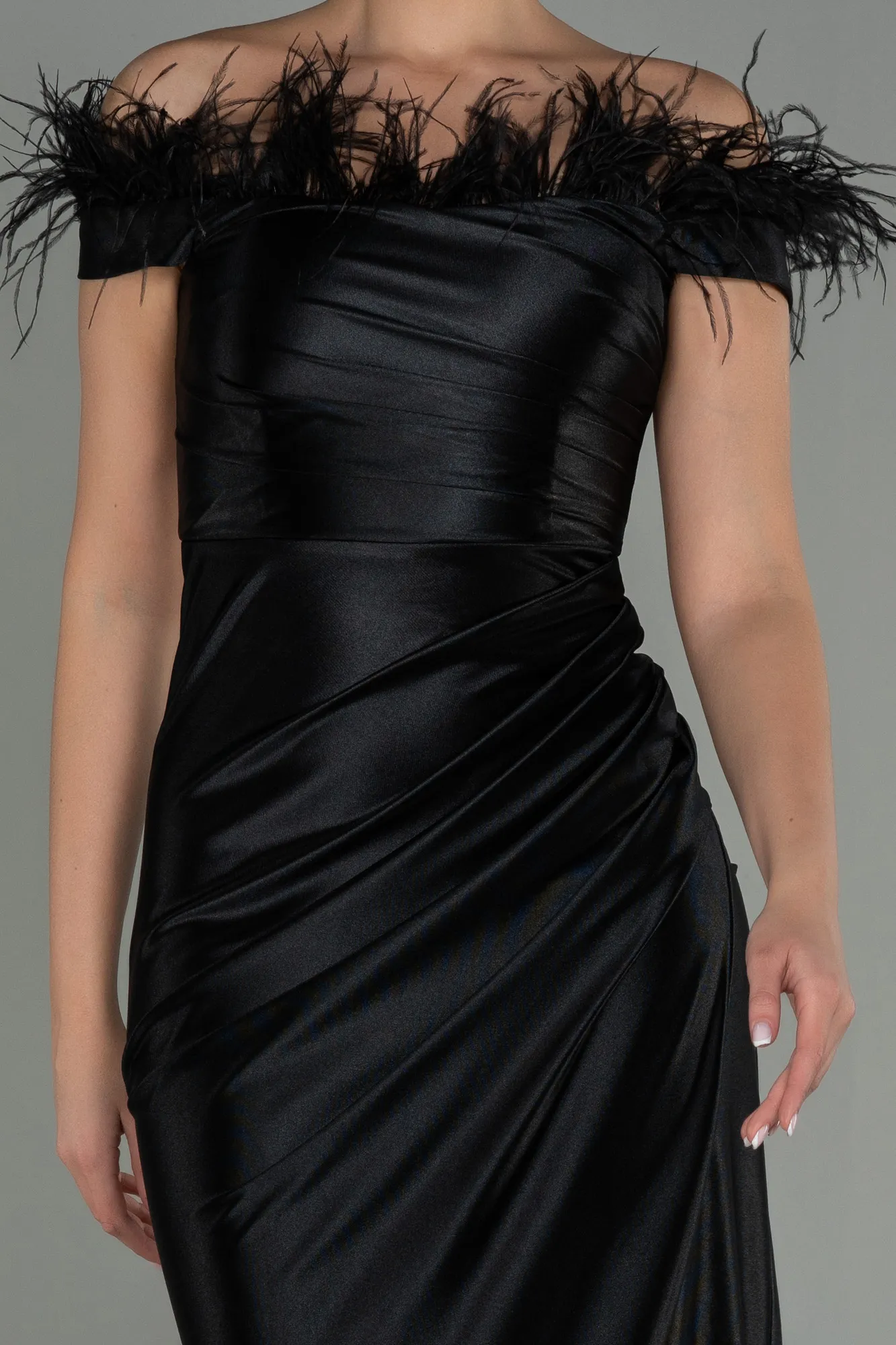 Black-Long Evening Dress ABU2957