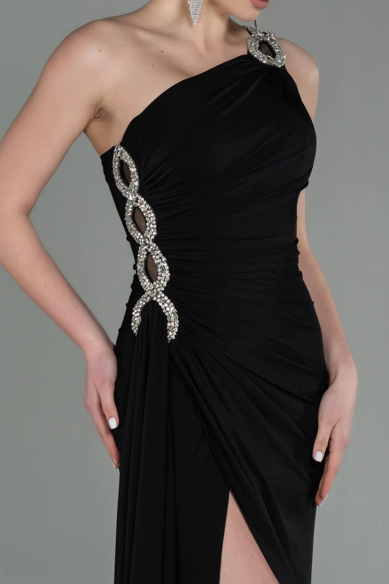 Black-Long Evening Dress ABU2964