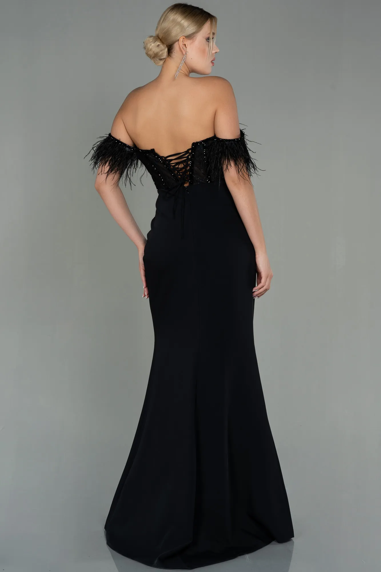 Black-Long Evening Dress ABU3050