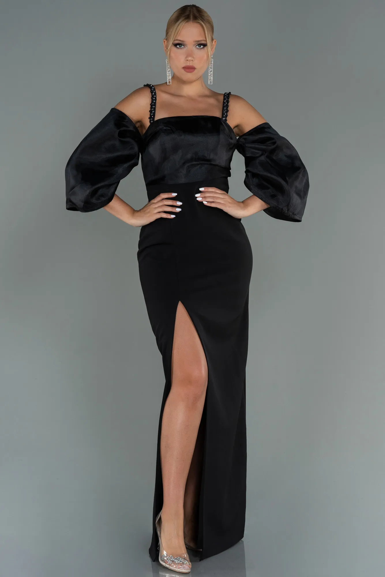 Black-Long Evening Dress ABU3105