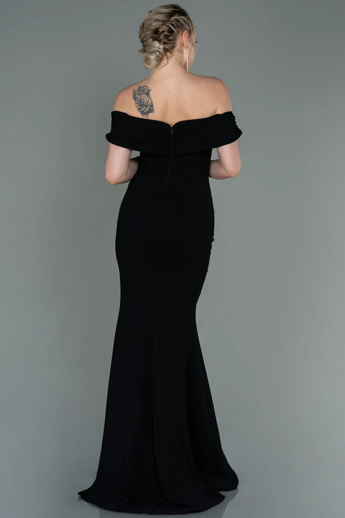 Black-Long Evening Dress ABU3156