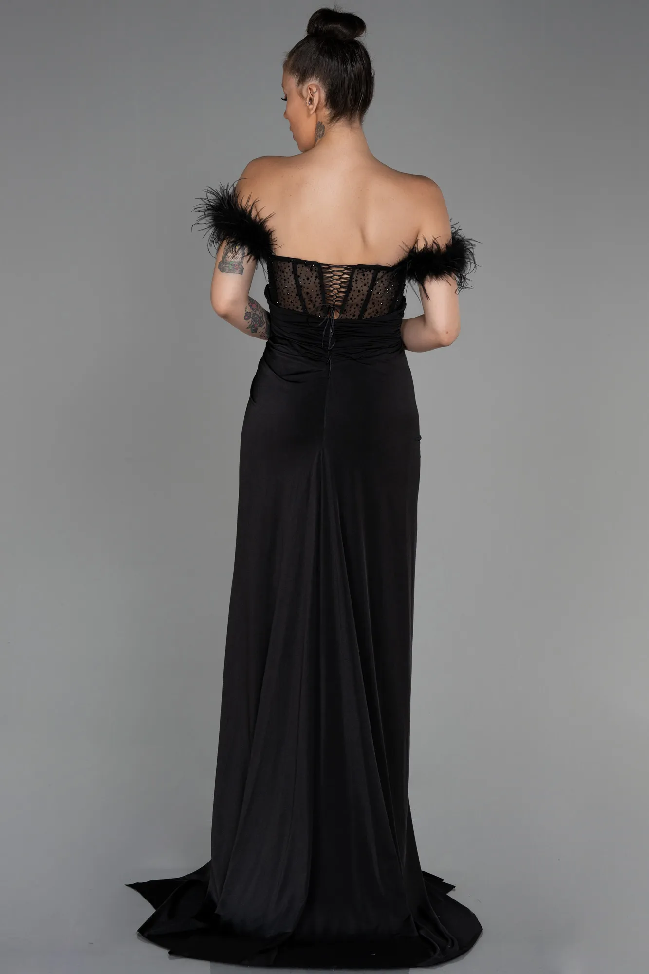 Black-Long Evening Dress ABU3224