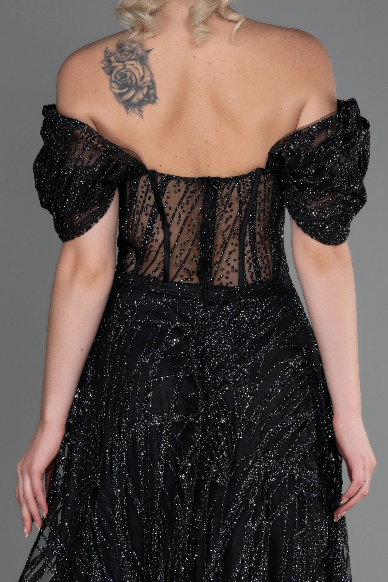 Black-Long Evening Dress ABU3261