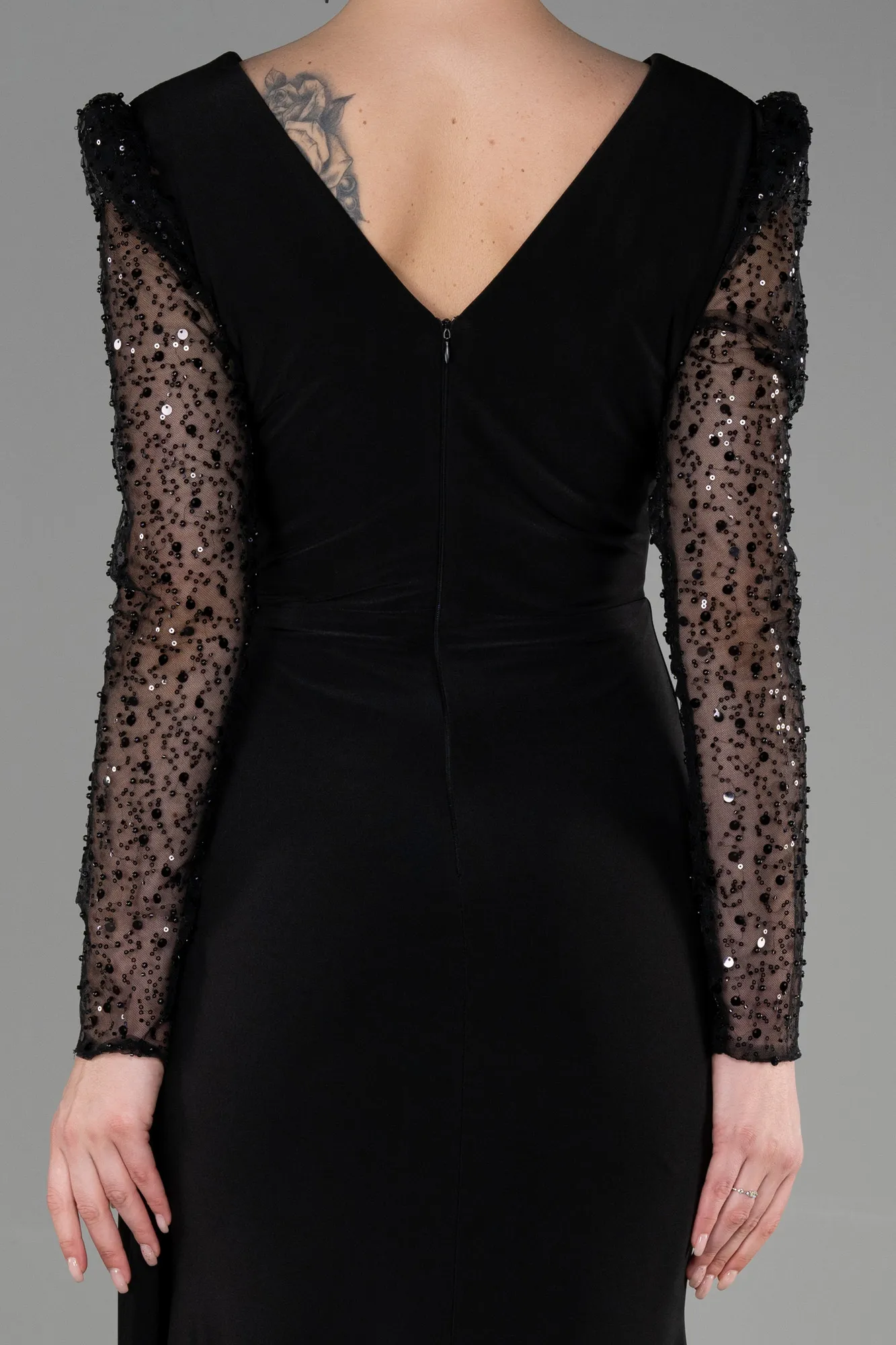 Black-Long Evening Dress ABU3321