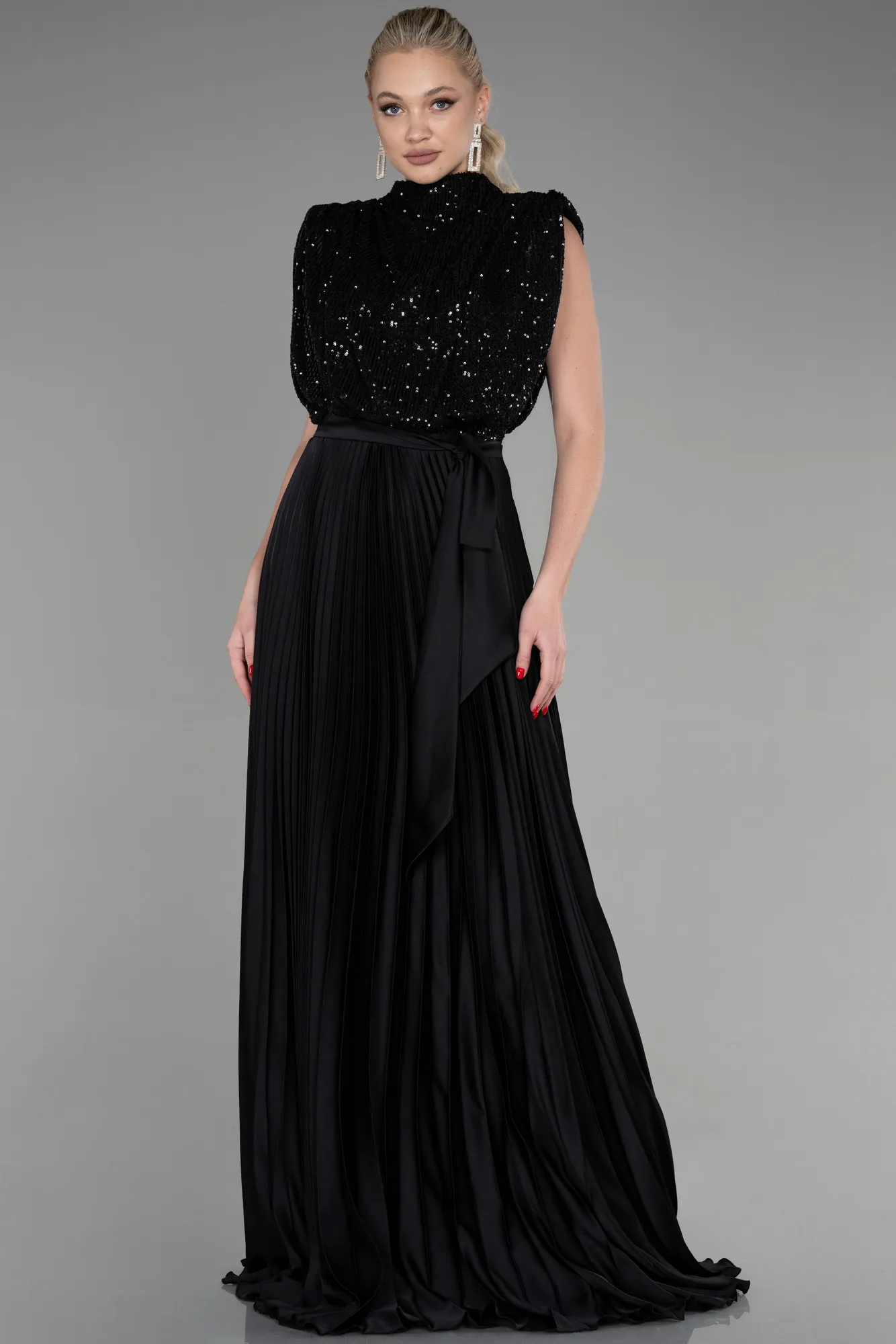 Black-Long Evening Dress ABU3326