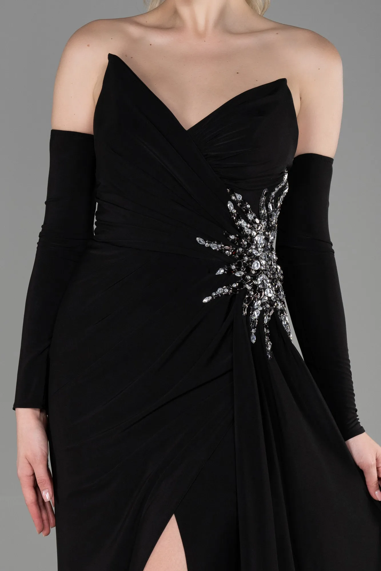 Black-Long Evening Dress ABU3351