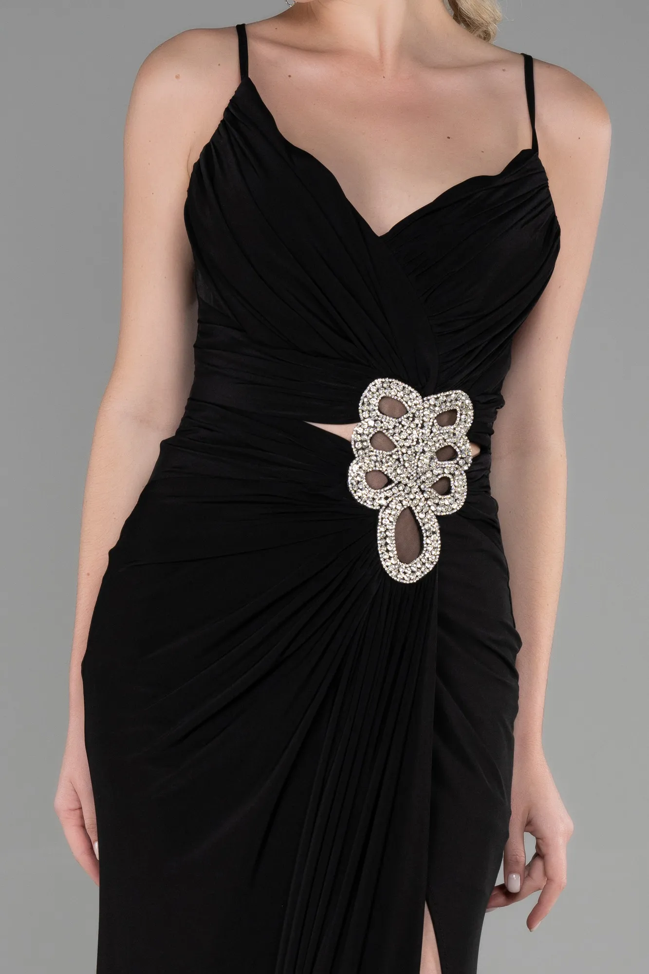 Black-Long Evening Dress ABU3363