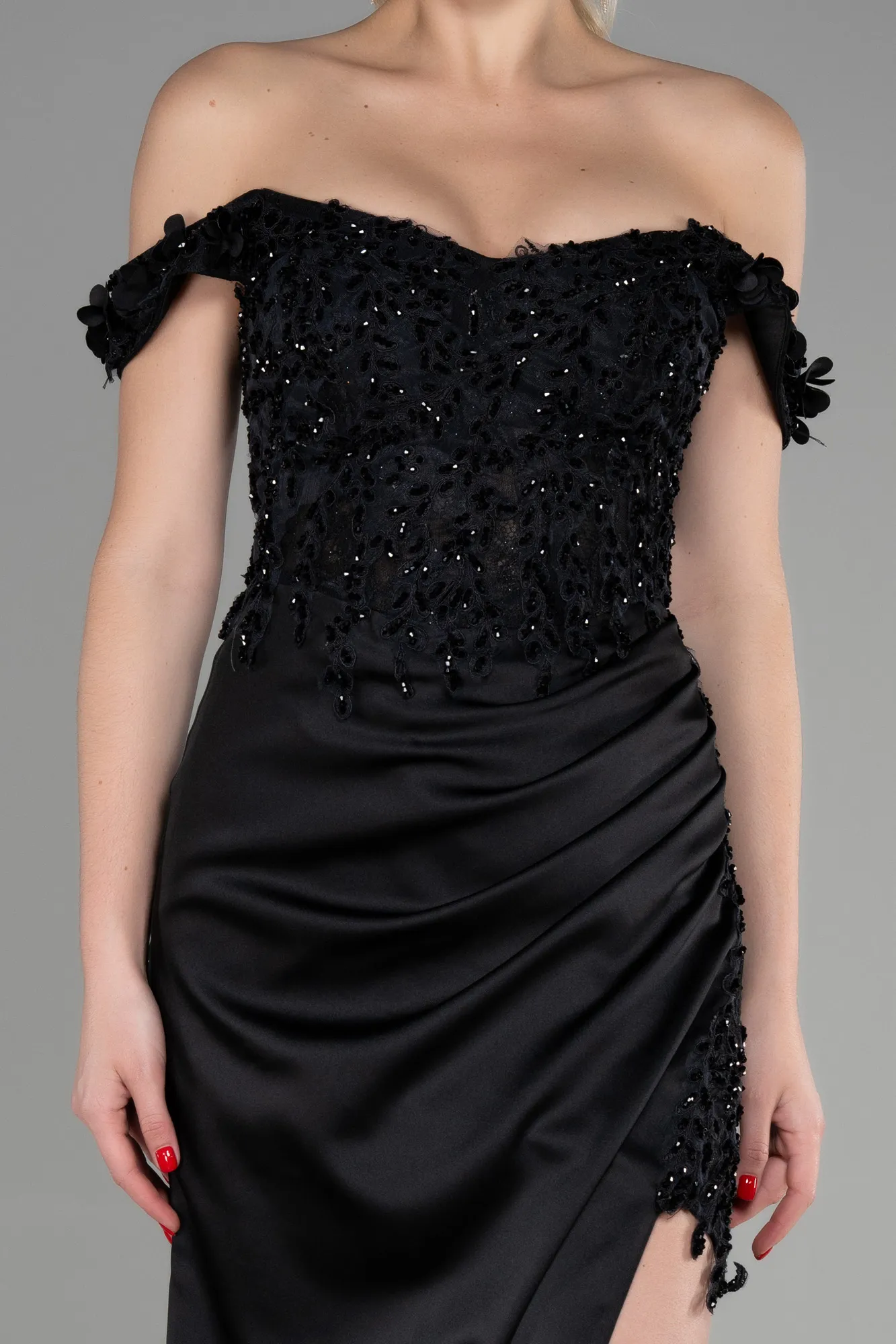 Black-Long Evening Dress ABU3384