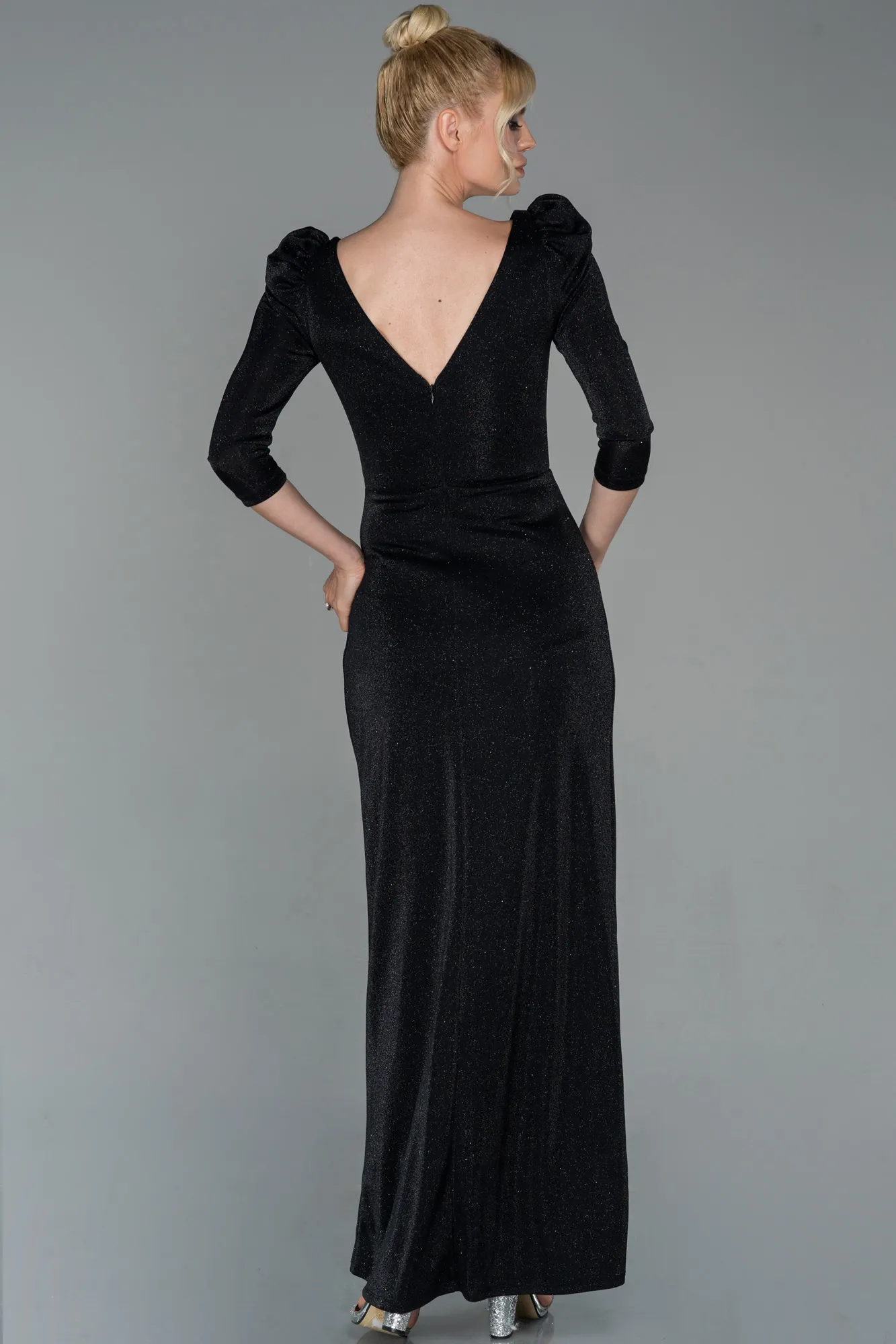 Black-Long Evening Dress ABU3445