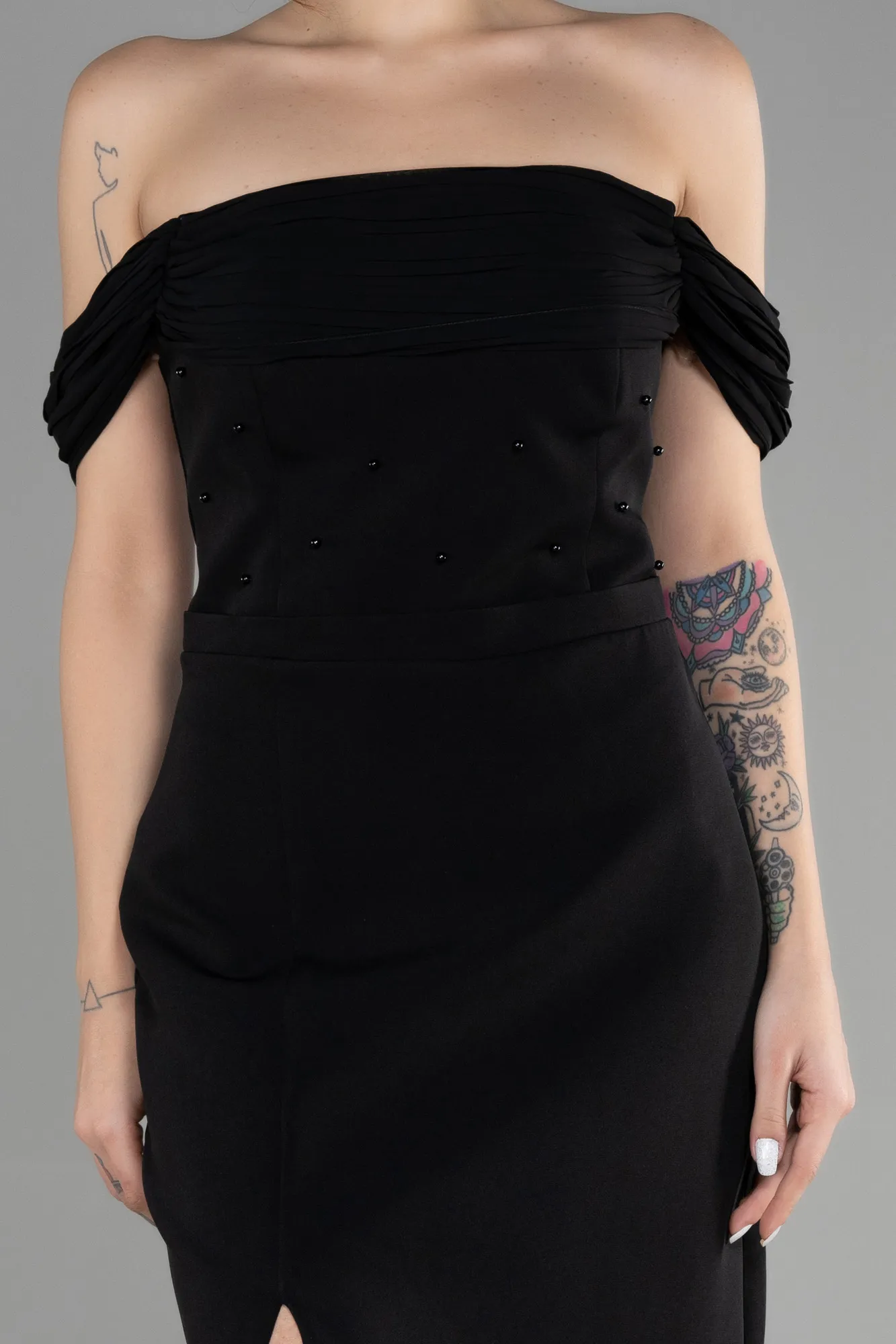 Black-Long Evening Dress ABU3471