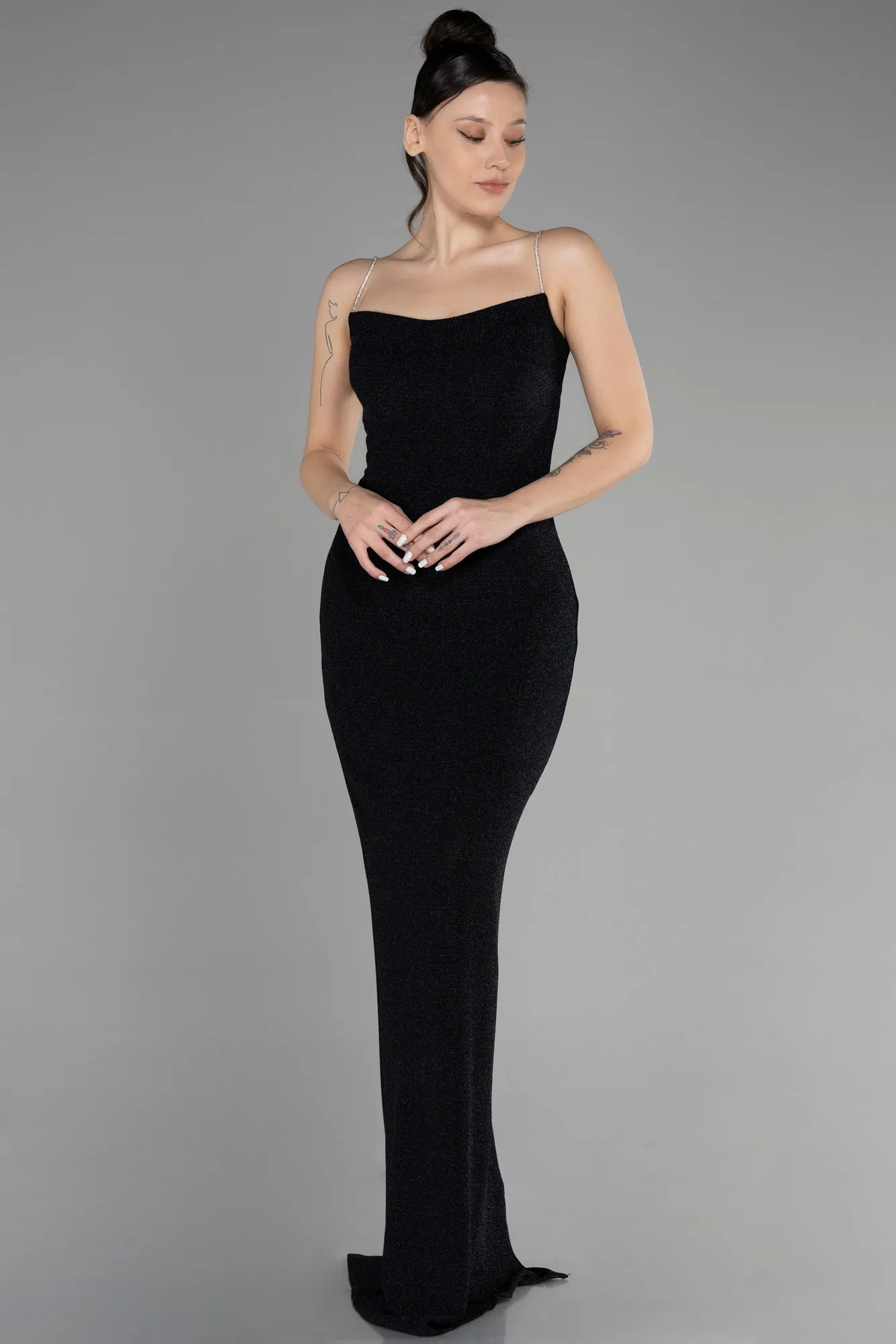 Black-Long Evening Dress ABU3475