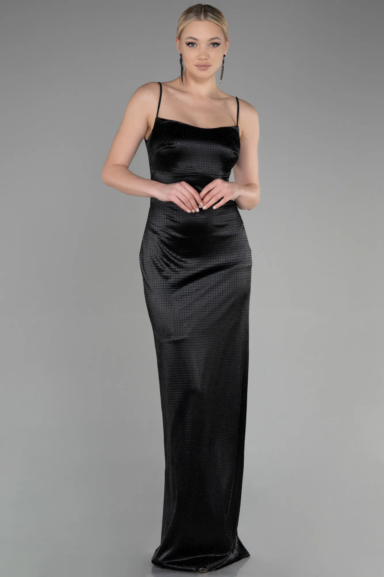 Black-Long Evening Dress ABU3476