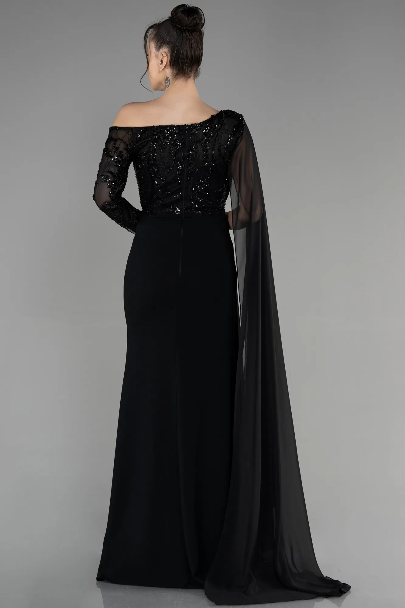 Black-Long Evening Dress ABU3511