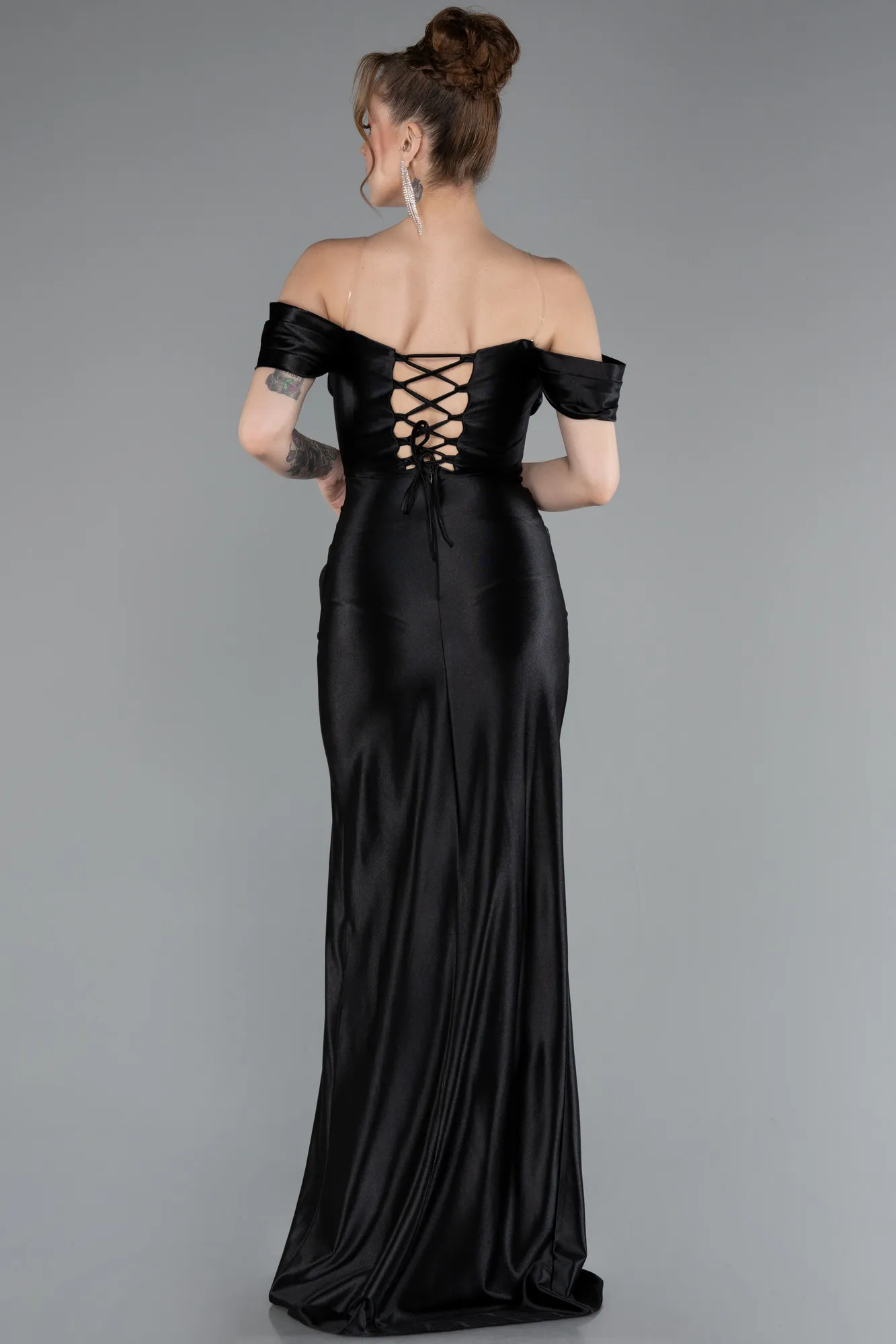 Black-Long Evening Dress ABU3611