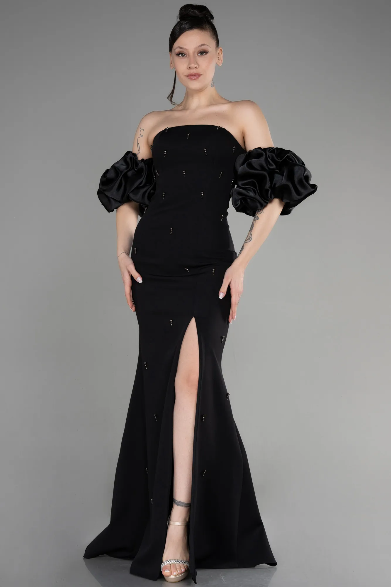 Black-Long Evening Dress ABU3659