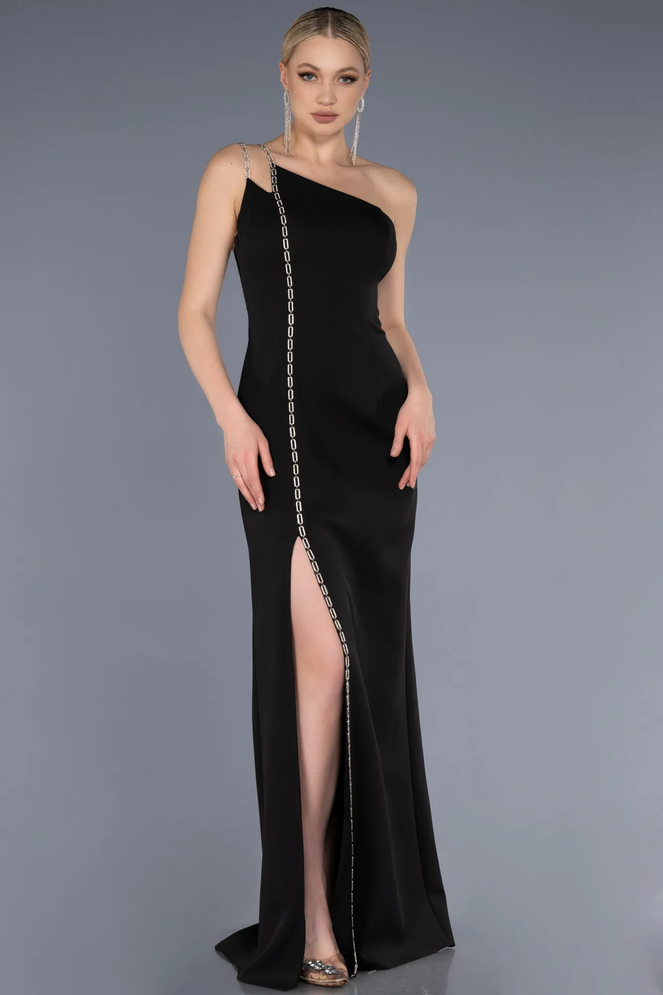 Black-Long Evening Dress ABU3675