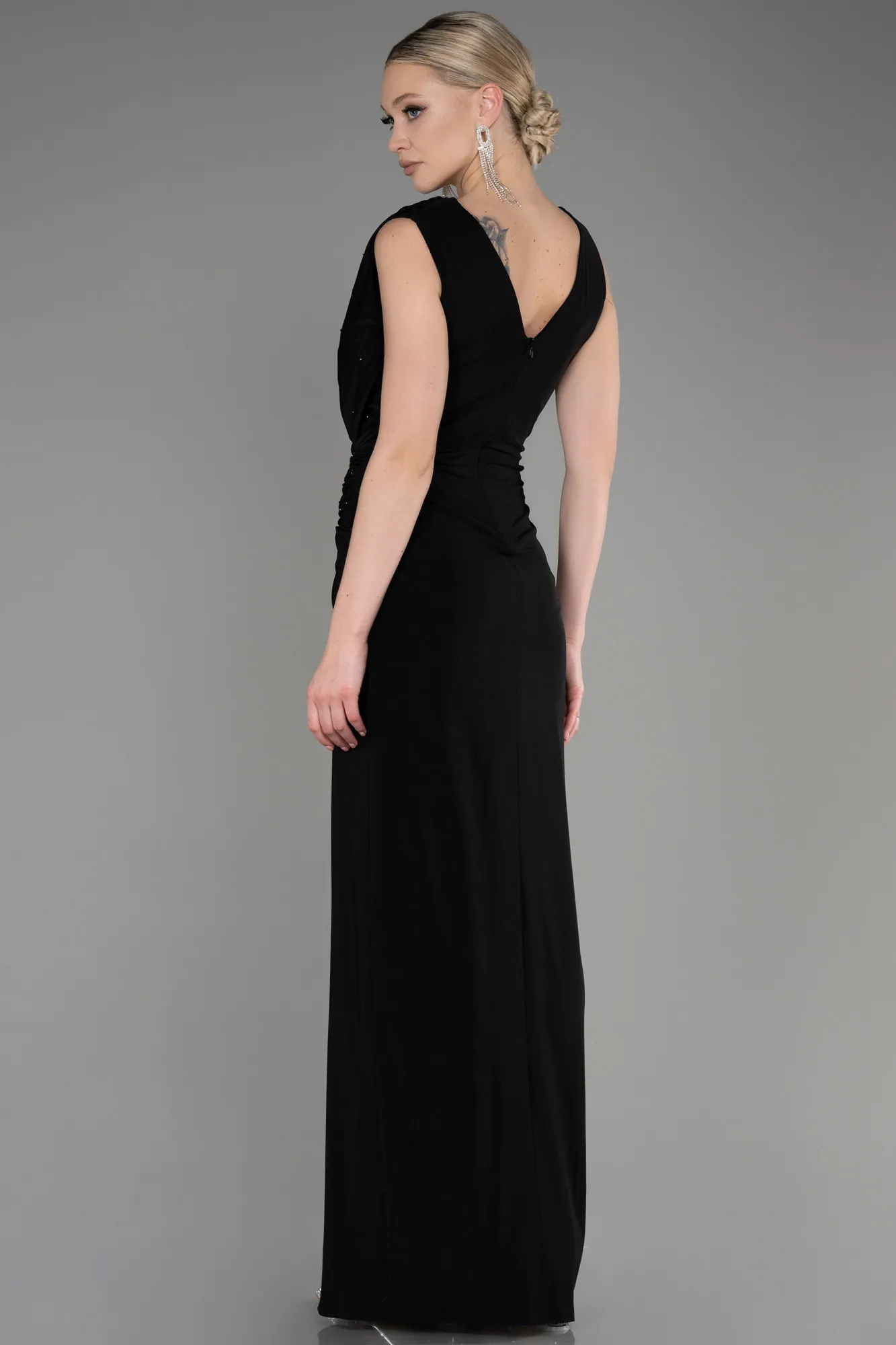 Black-Long Evening Dress ABU3754