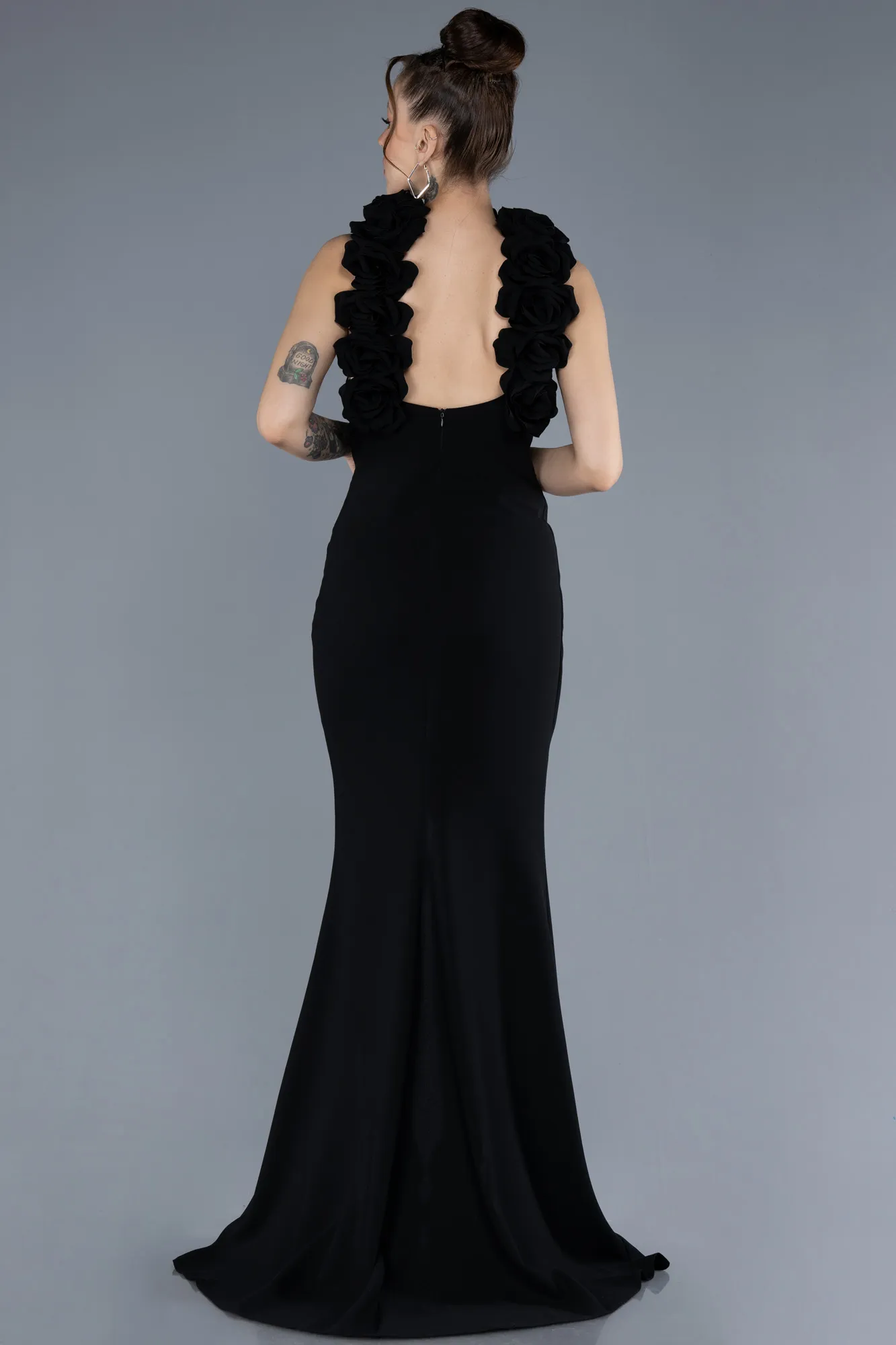 Black-Long Evening Dress ABU4610