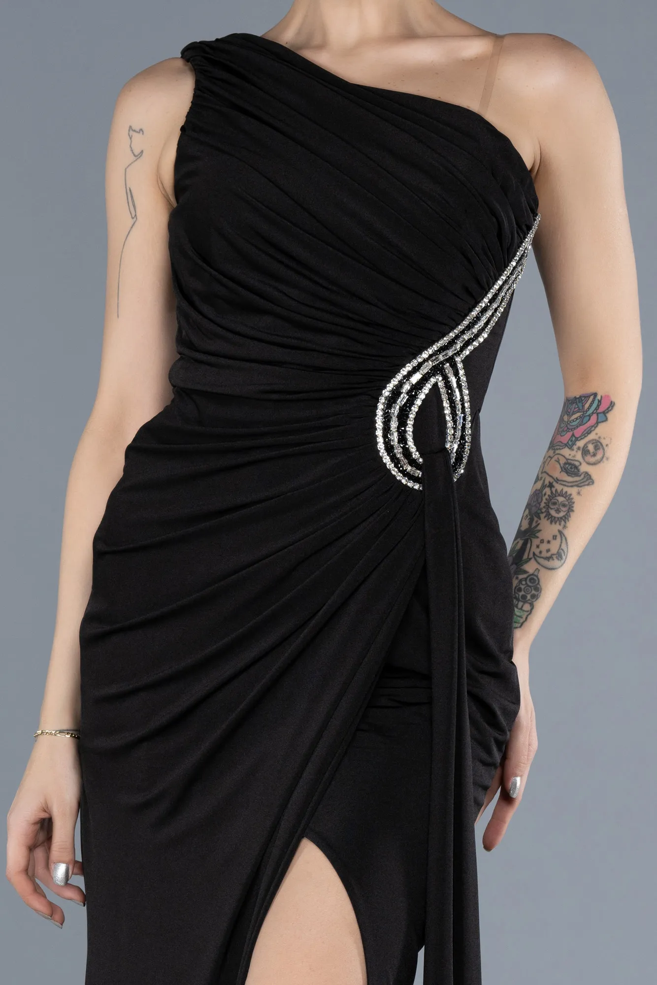 Black-Long Evening Dress ABU4611