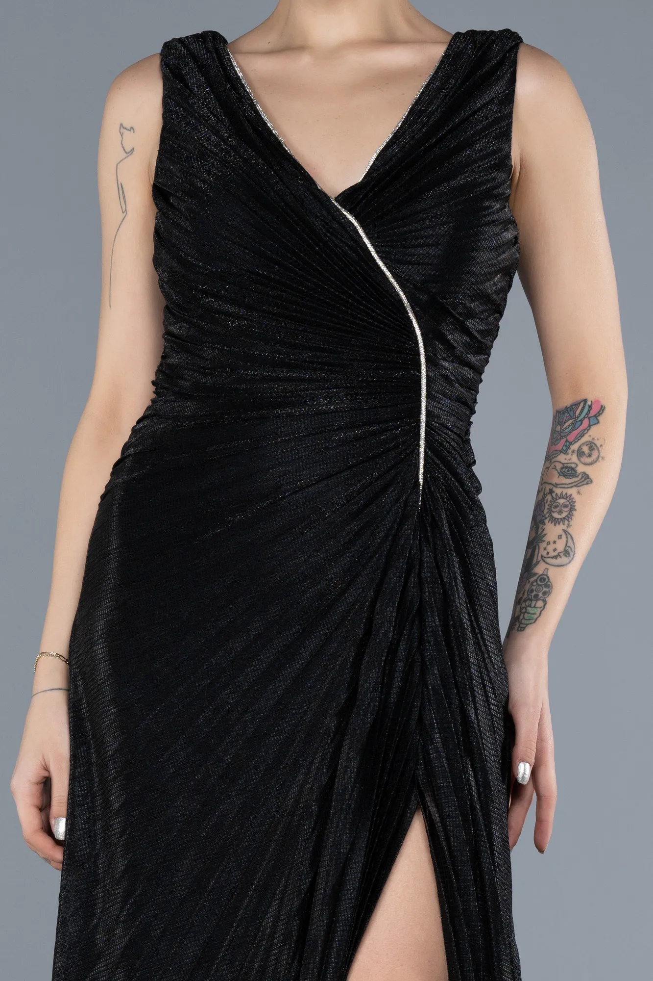 Black-Long Evening Dress ABU4620