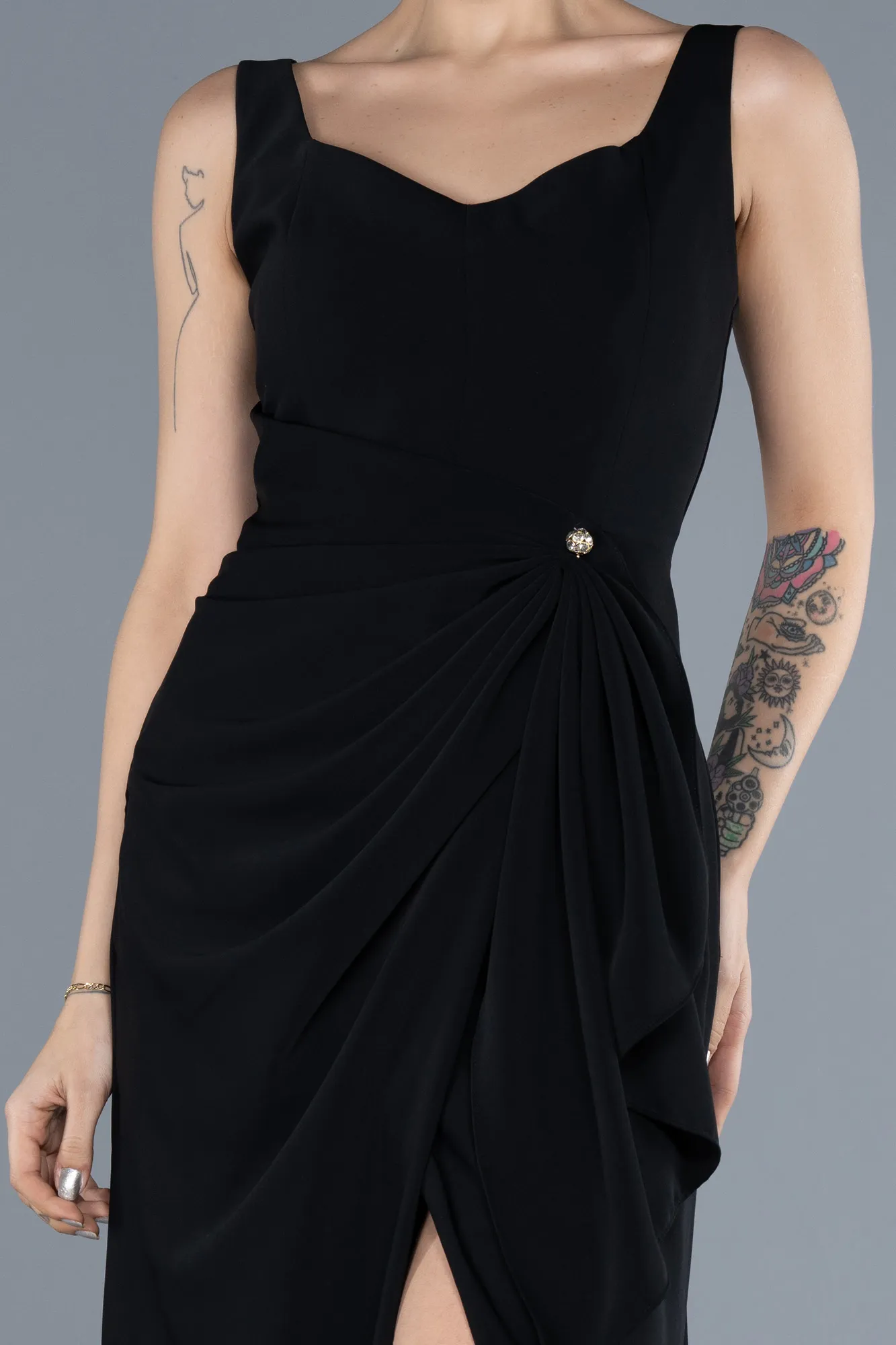 Black-Long Evening Dress ABU4621