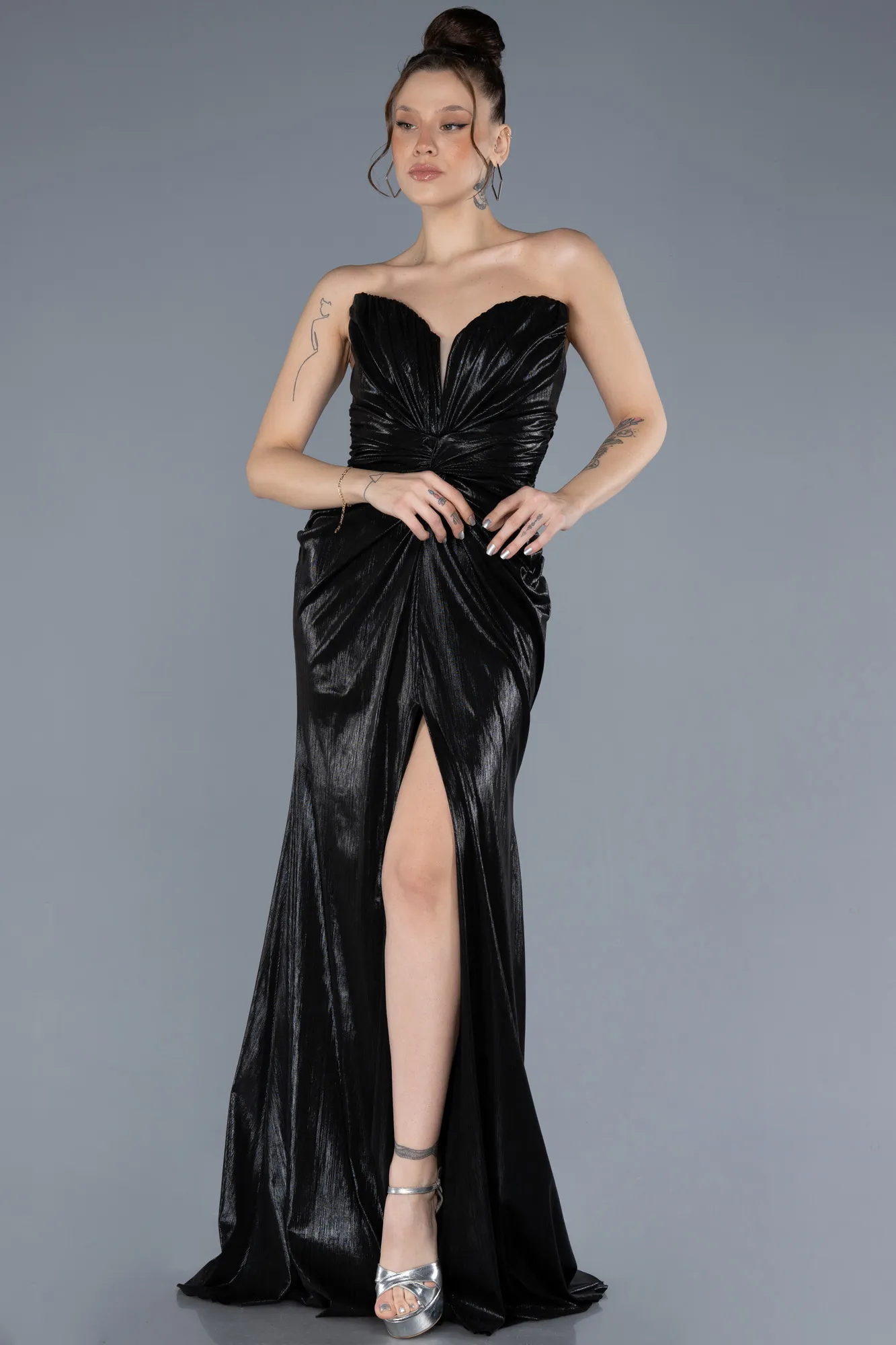 Black-Long Evening Dress ABU4623