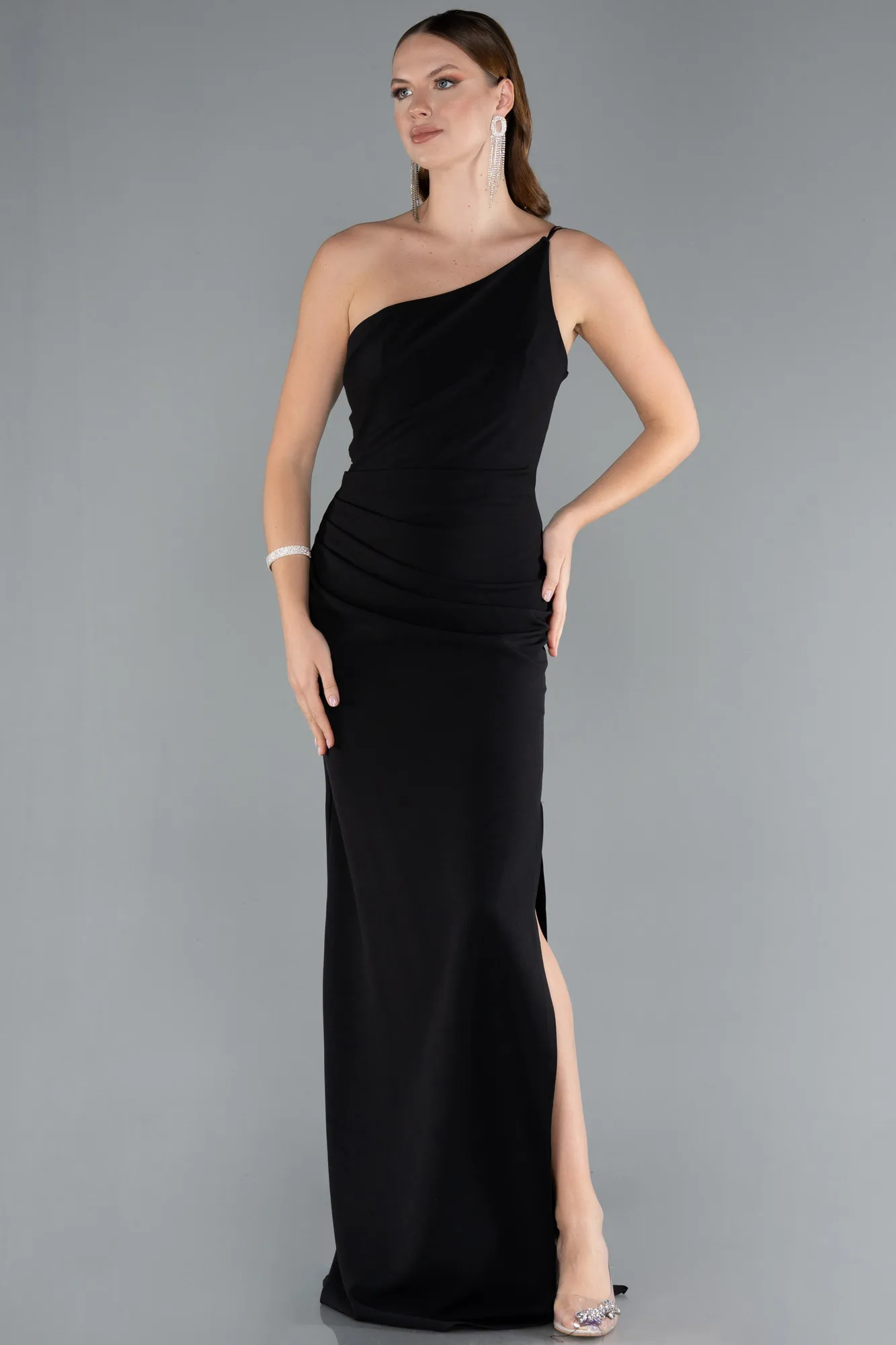 Black-Long Evening Dress ABU4891