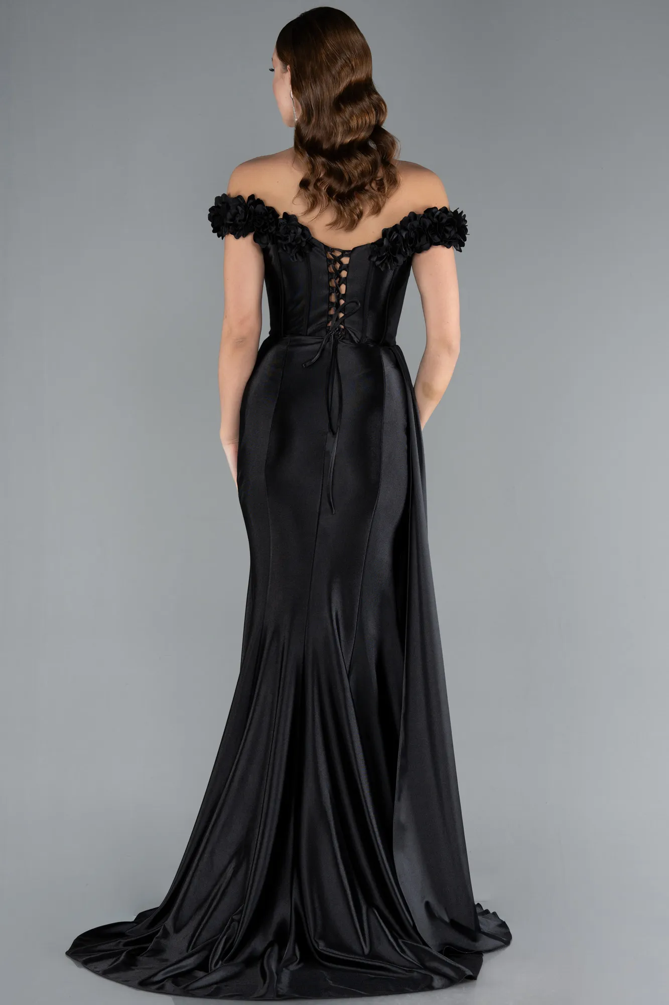 Black-Long Evening Dress ABU4903